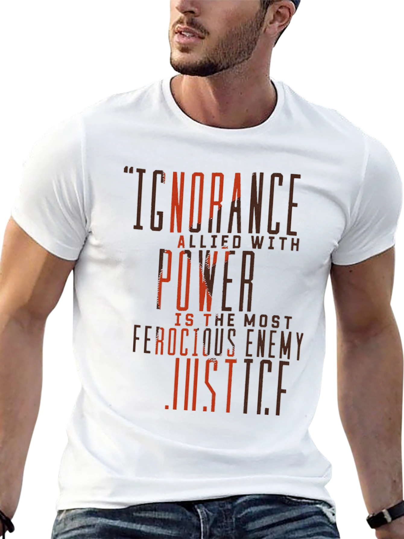 Ignorance Allied T-Shirt: Ferocious Enemy of Justice