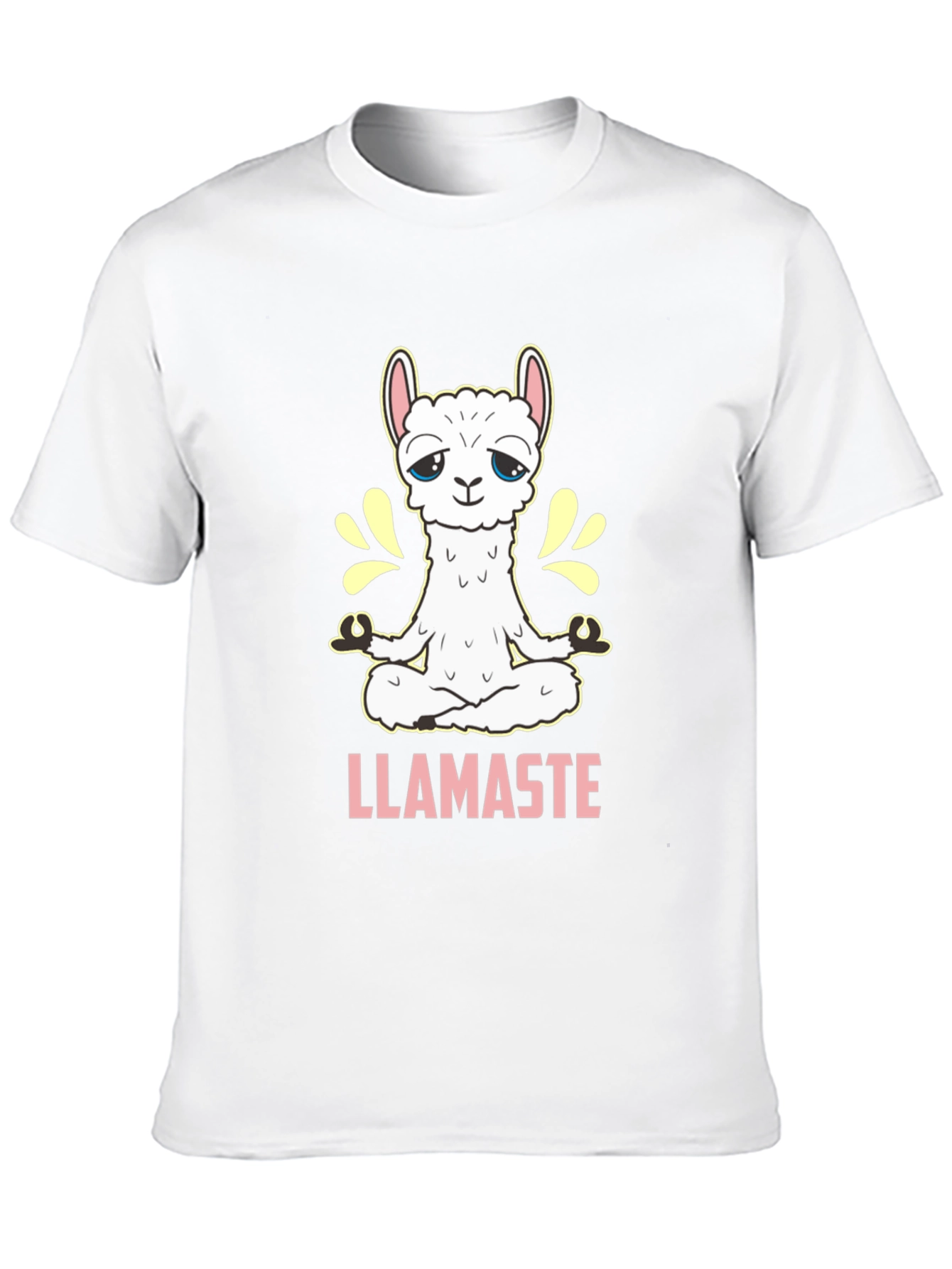 Llamaste T-Shirt - Meditating Llama Yoga Tee