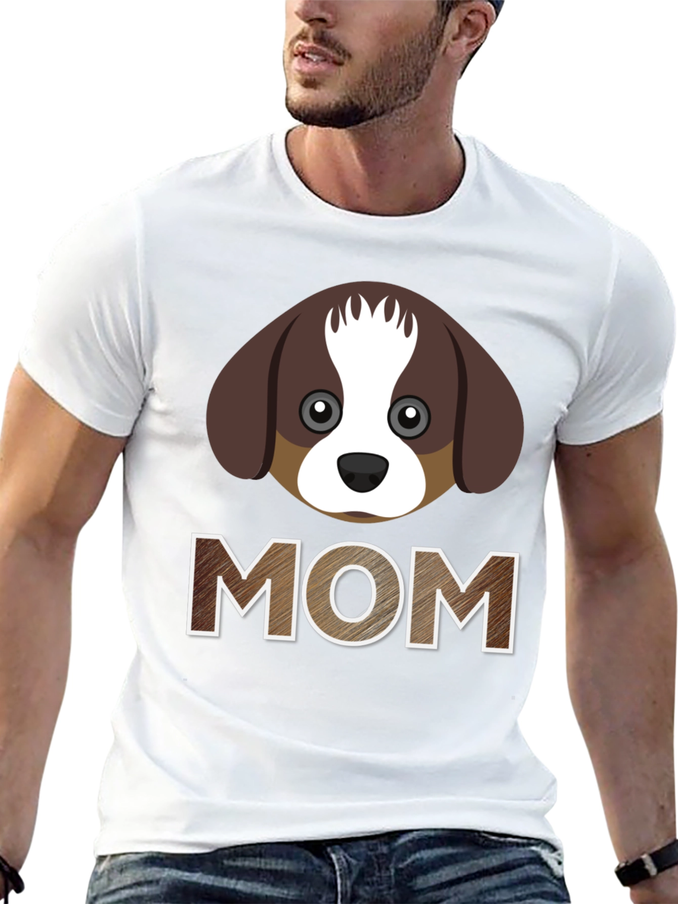 Dog Mom T-Shirt - Cute Puppy Graphic Tee