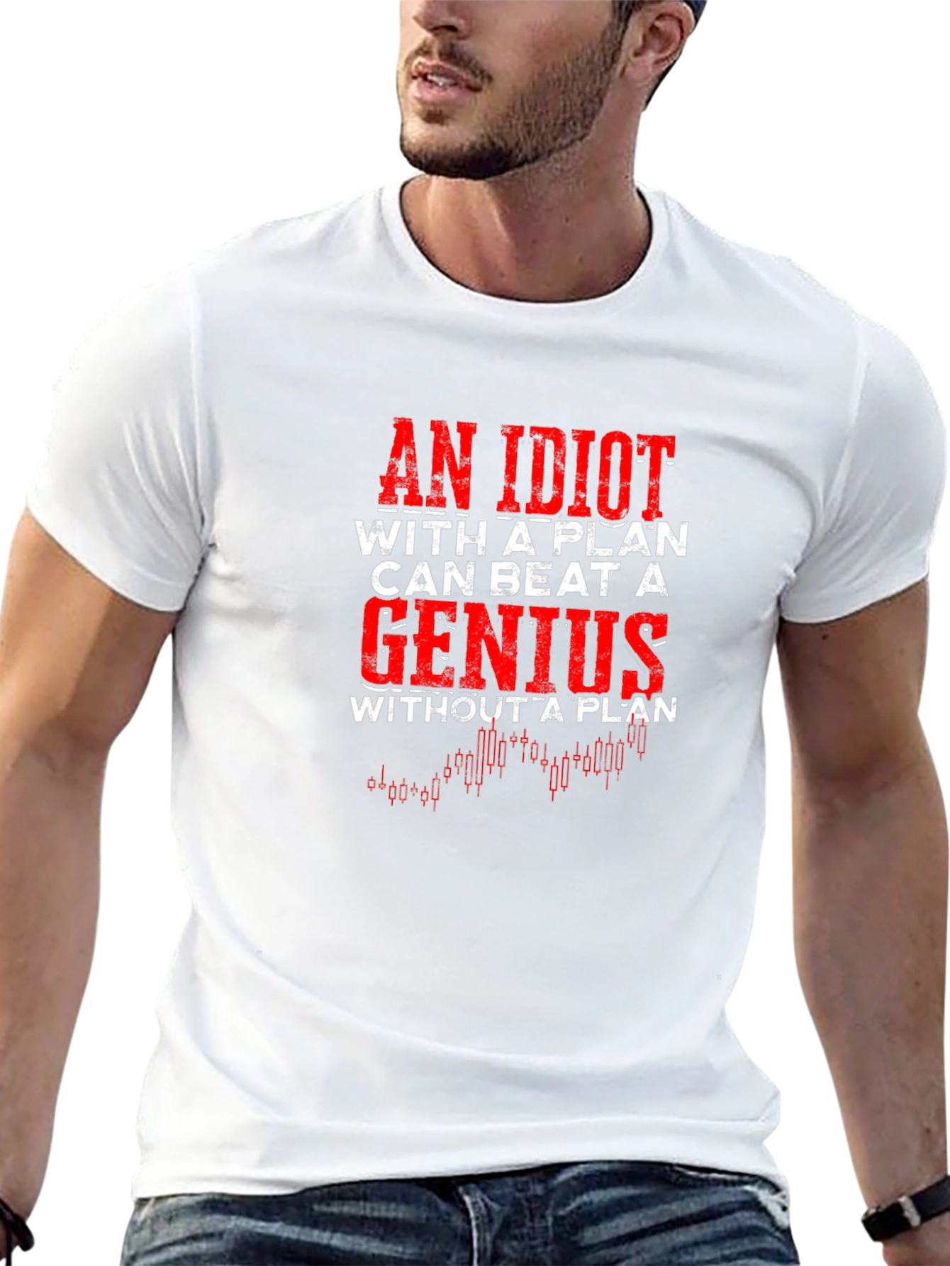 Plan Beats Genius Graphic T-Shirt