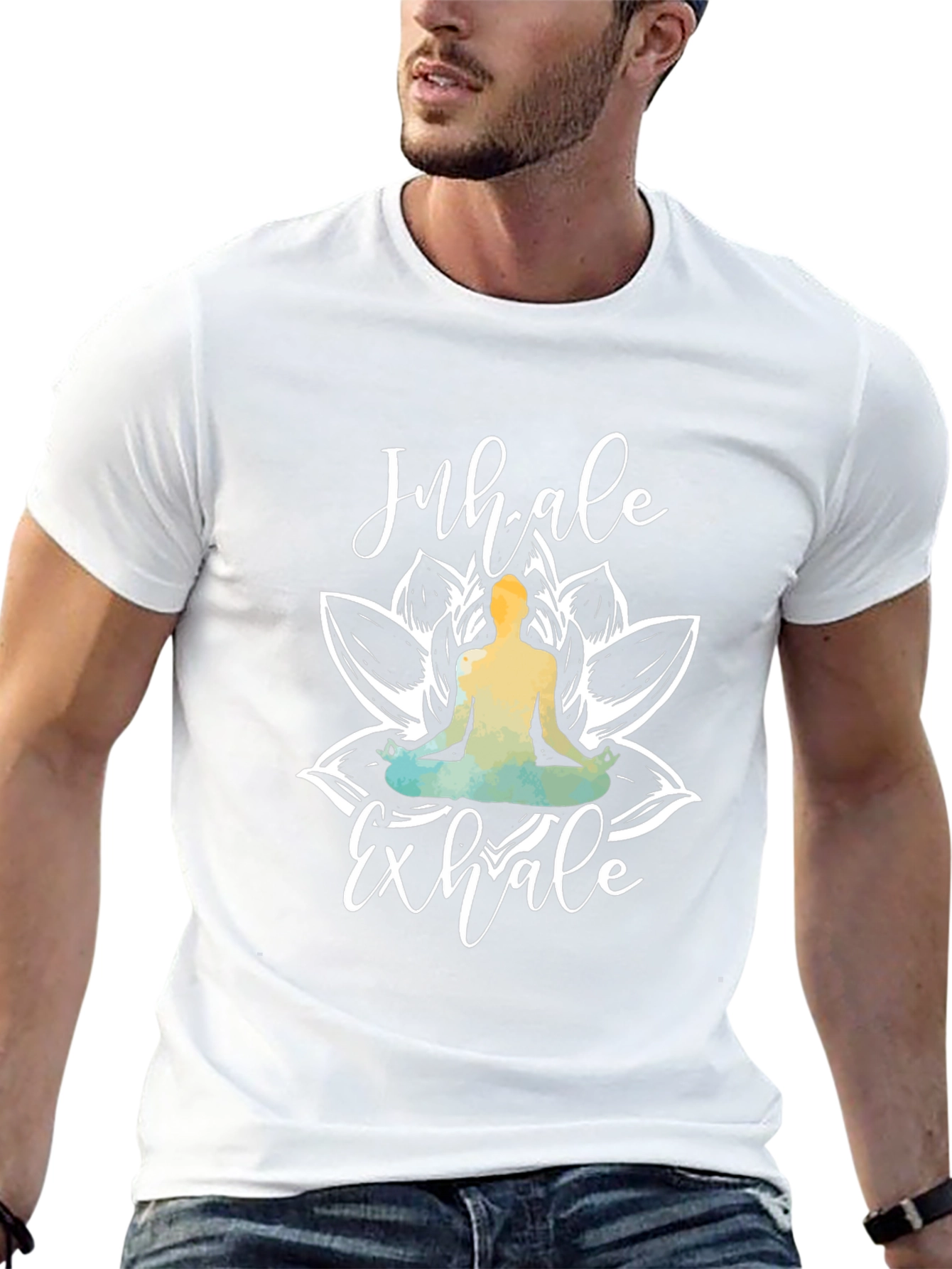 Inhale Exhale Yoga Graphic Tee