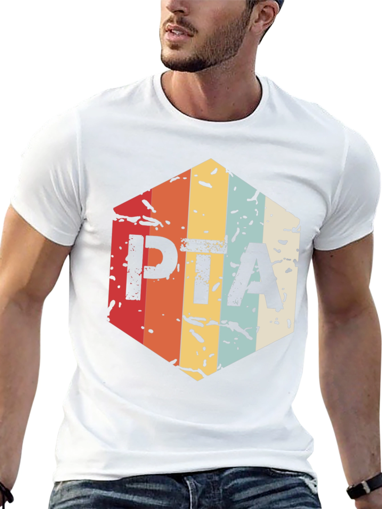 Retro PTA T-Shirt - Black Cotton Blend Tee