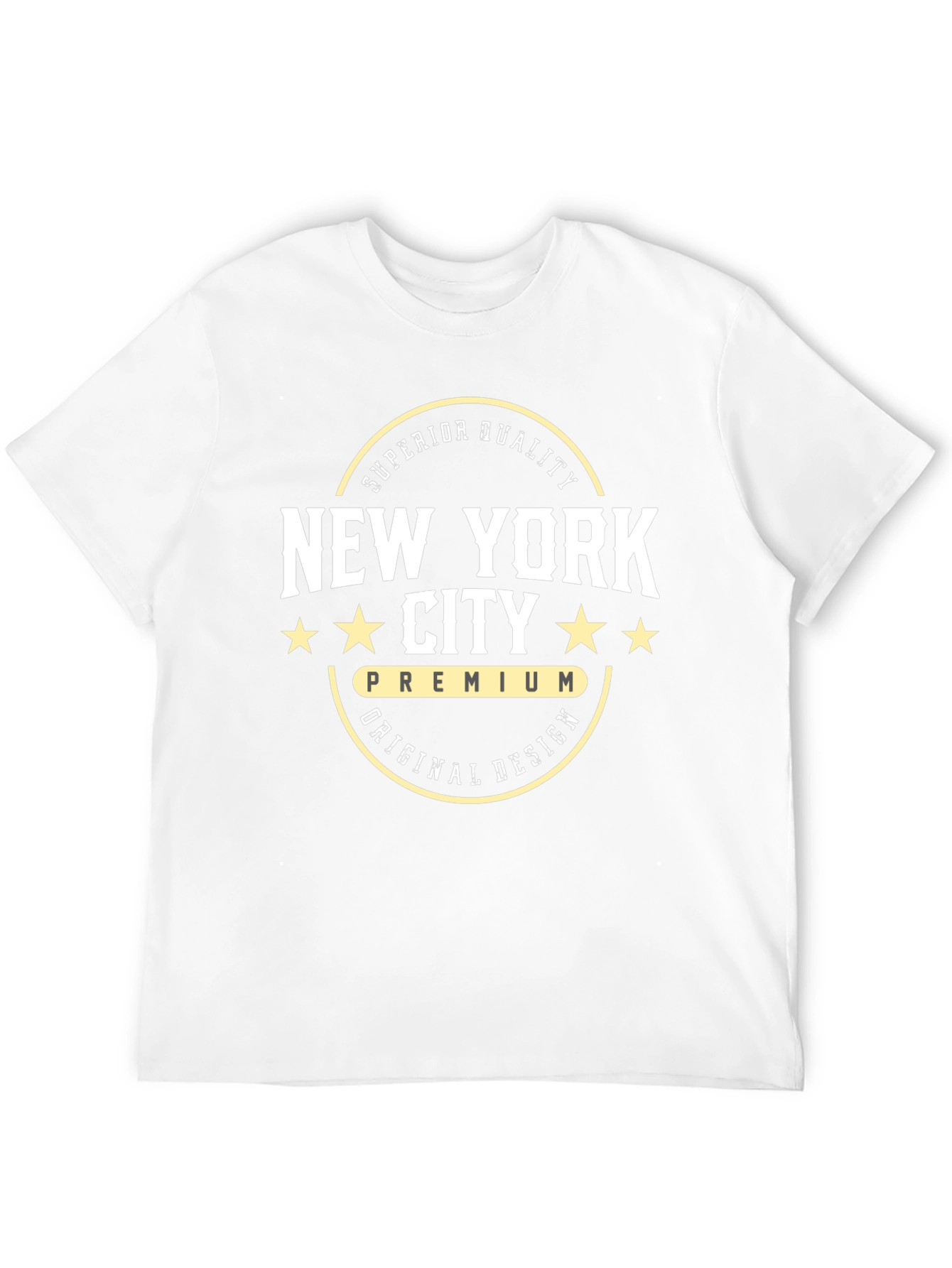 New York City Premium Design Black T-Shirt