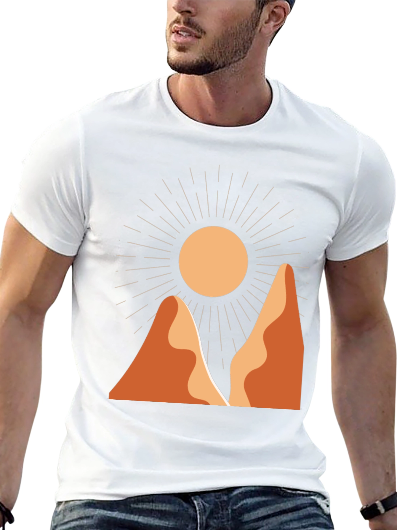 Desert Sun Graphic Tee - Relaxed Fit