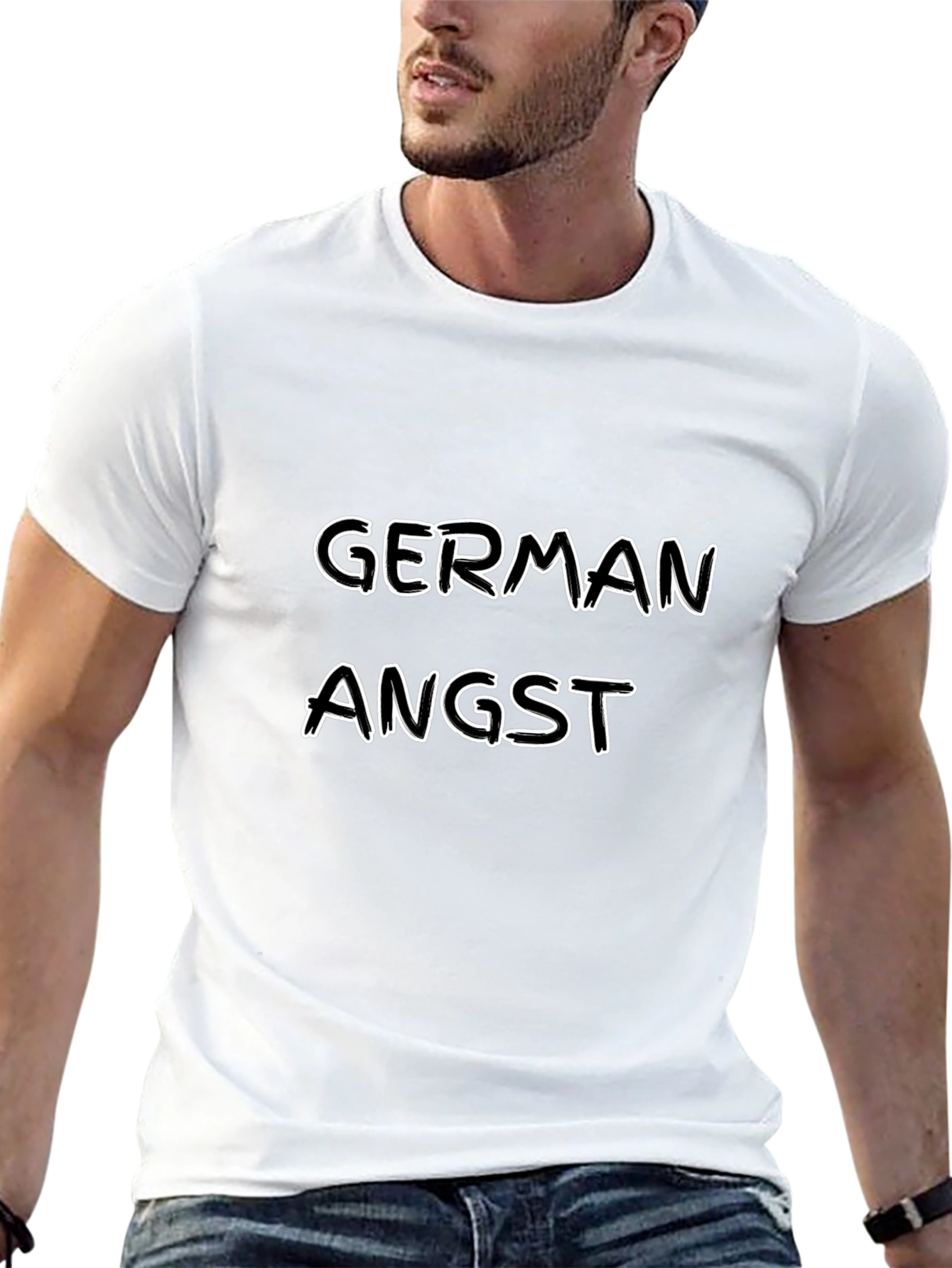 German Angst Graphic Tee - Black Unisex T-Shirt