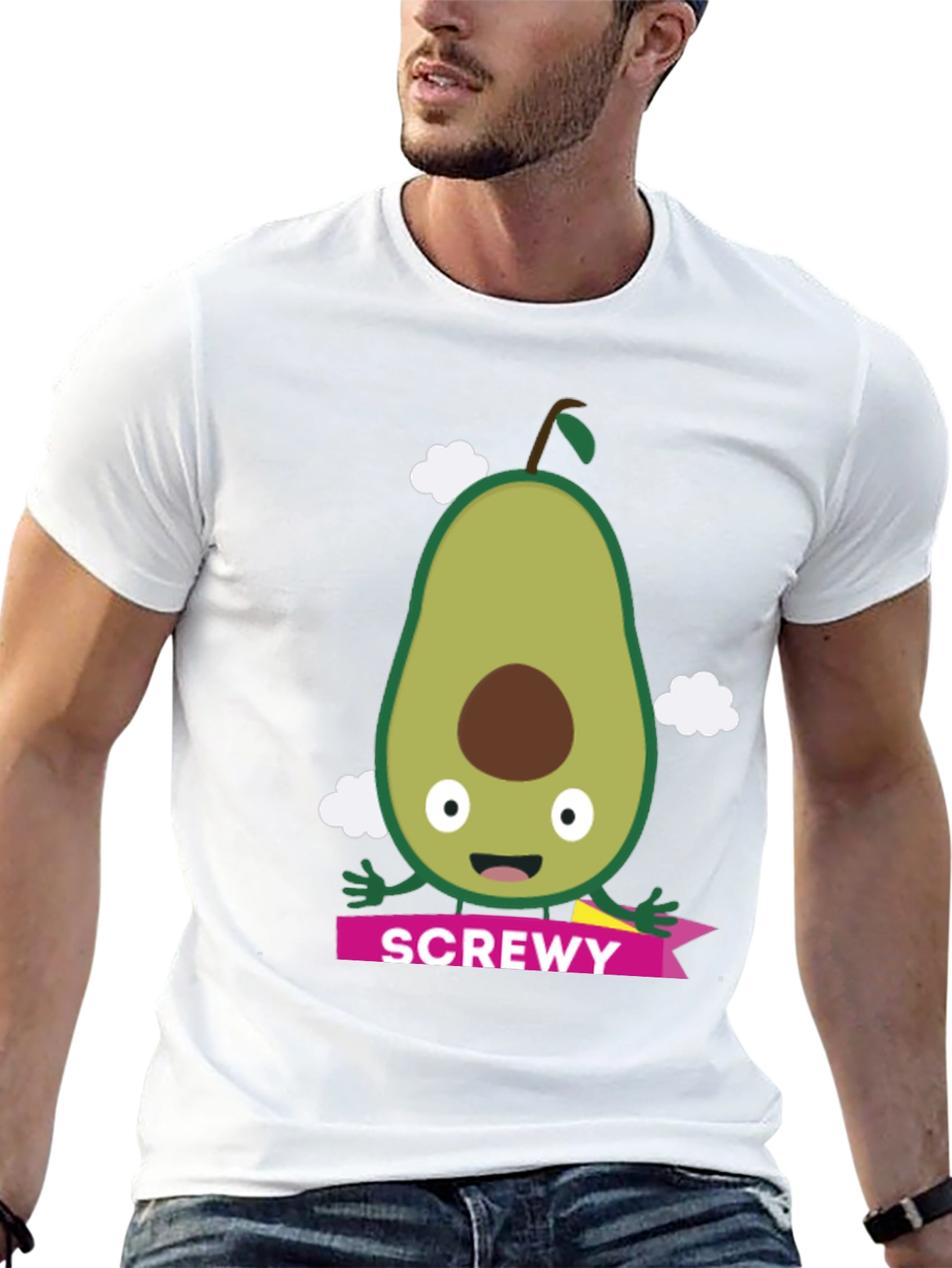 Funny Avocado T-Shirt - Screw You Pun Tee