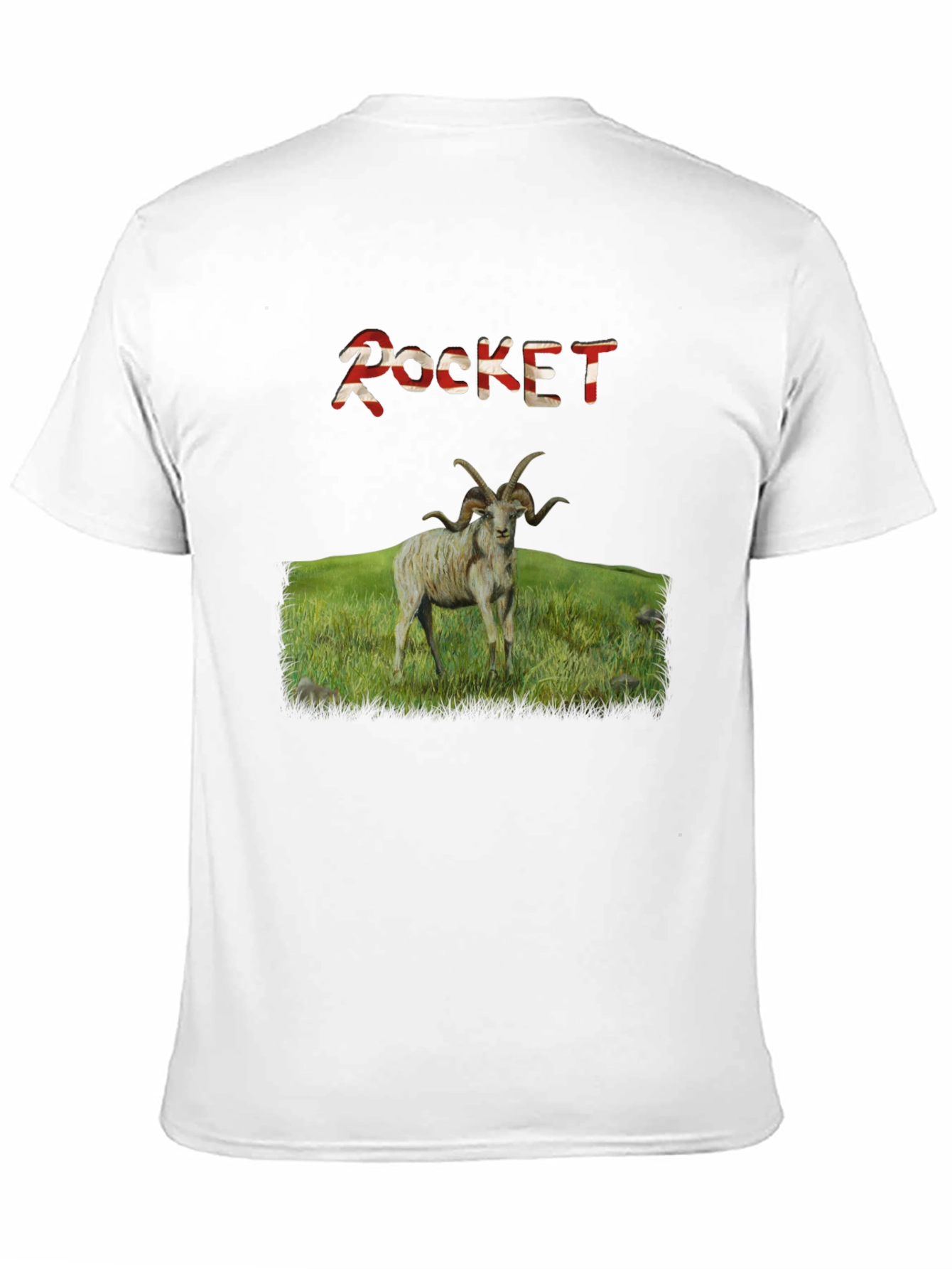 Rocket Ram Graphic T-Shirt - Premium Cotton Blend