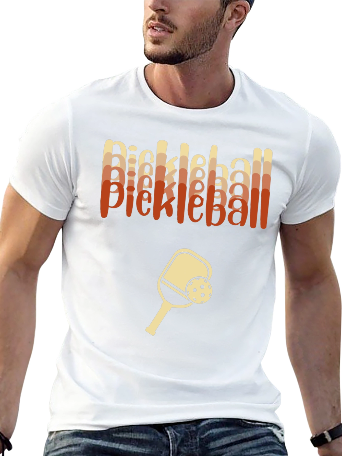 Pickleball Player Graphic Tee - Fun Sport Shirt