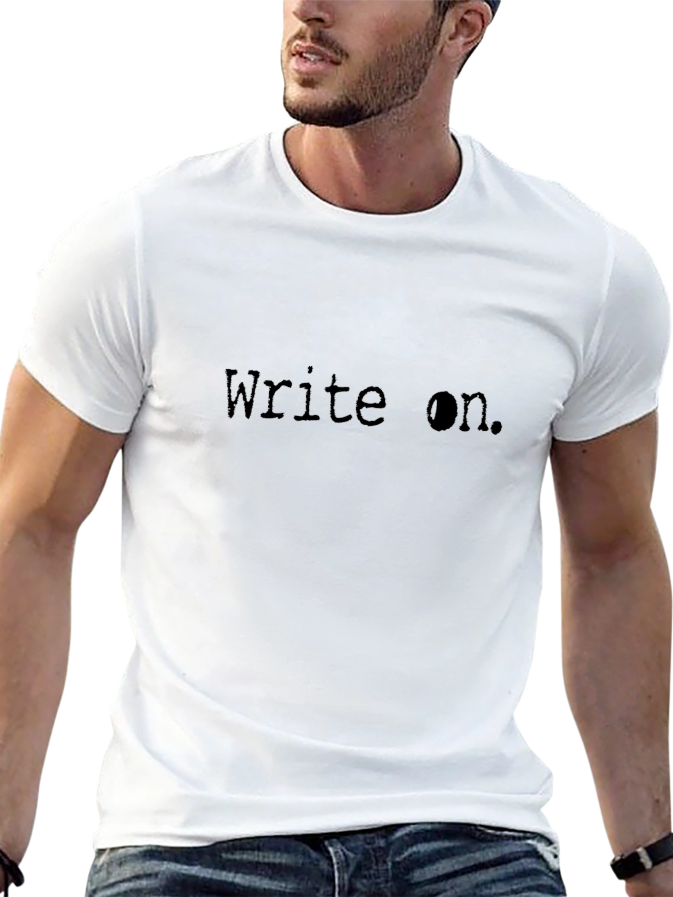 Write On Black T-Shirt