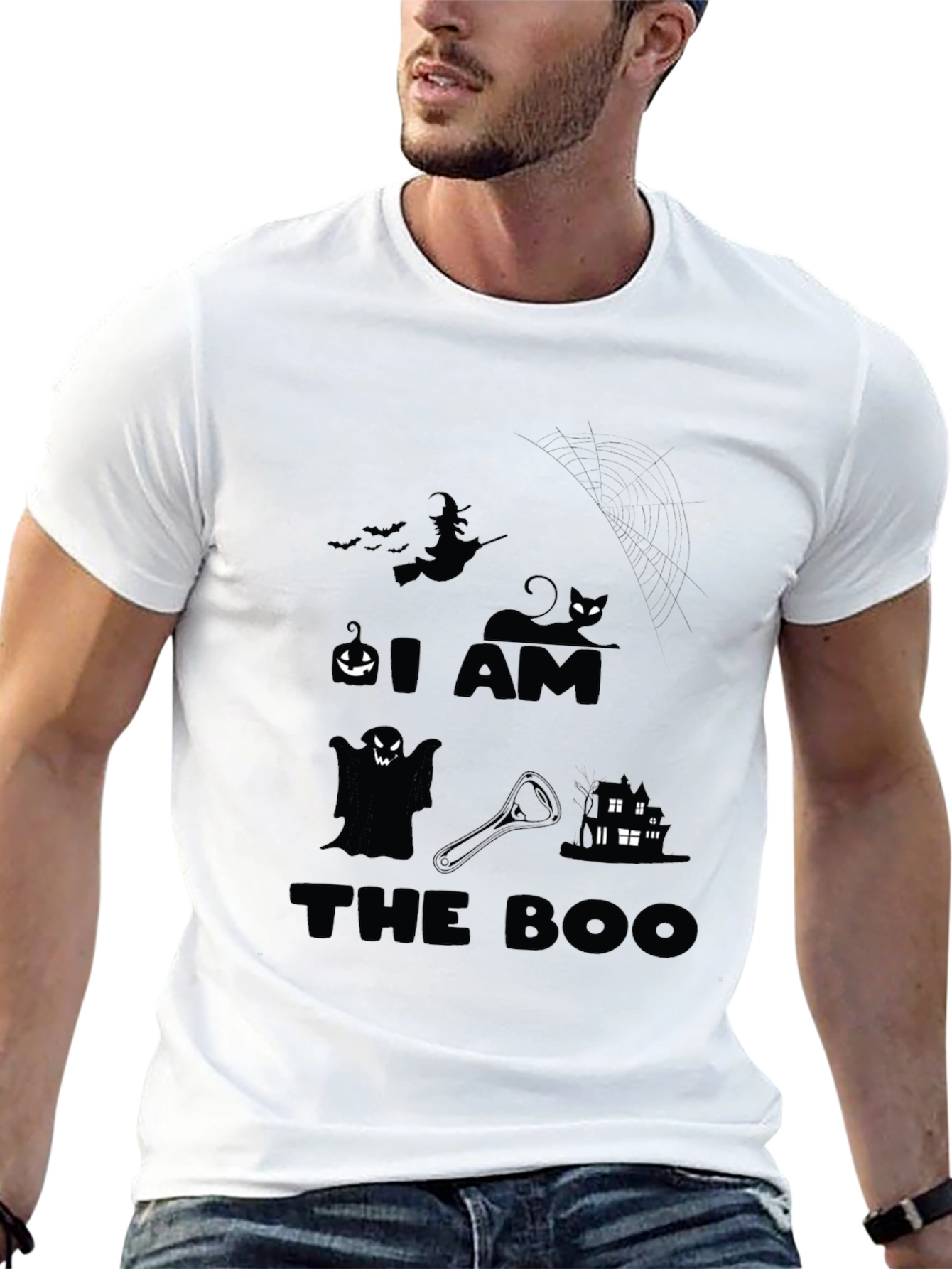 I AM The Boo T-Shirt Halloween Holiday Tee Shirt