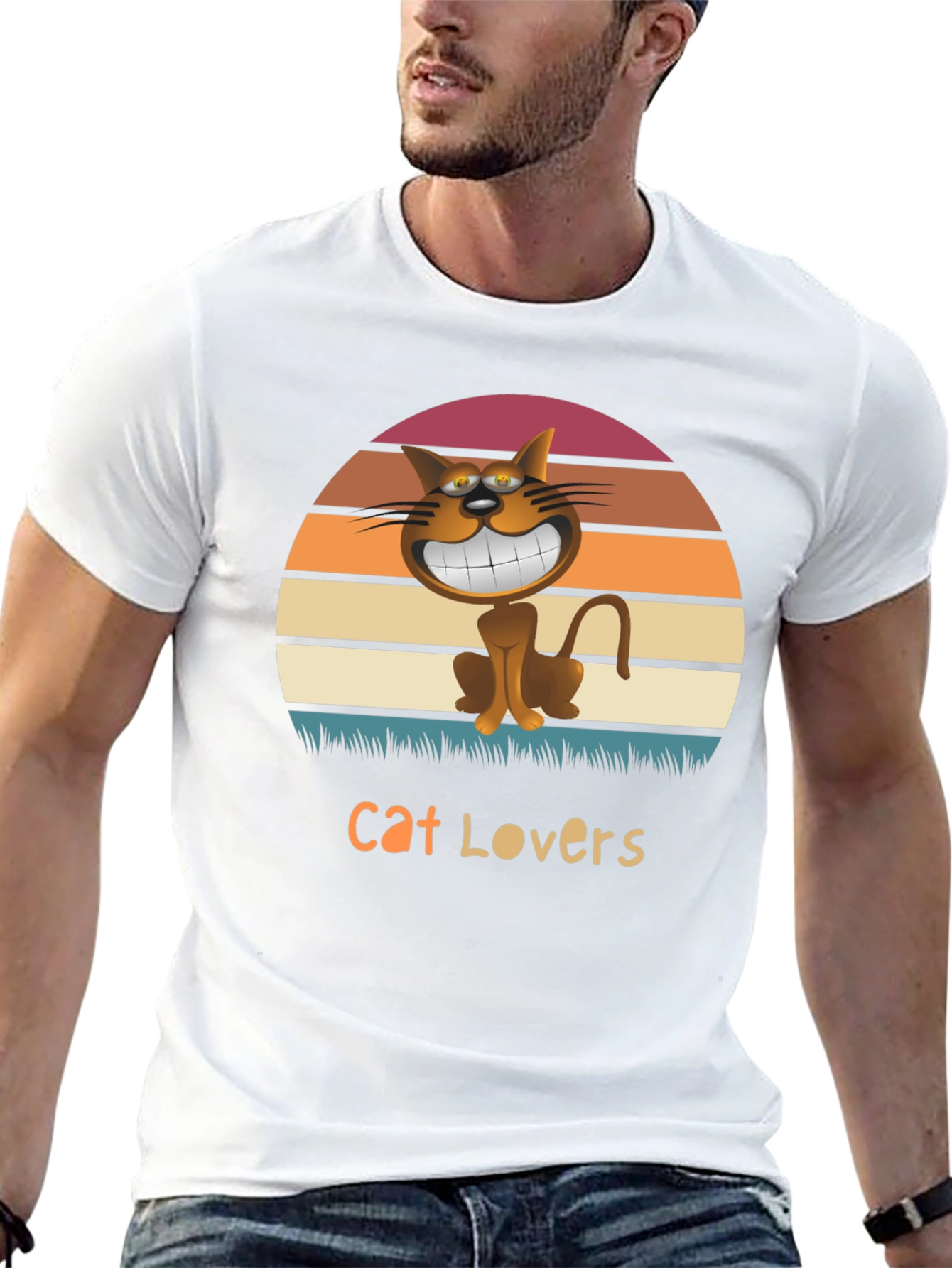 Cat Lovers Graphic T-Shirt - Stylish & Fun!