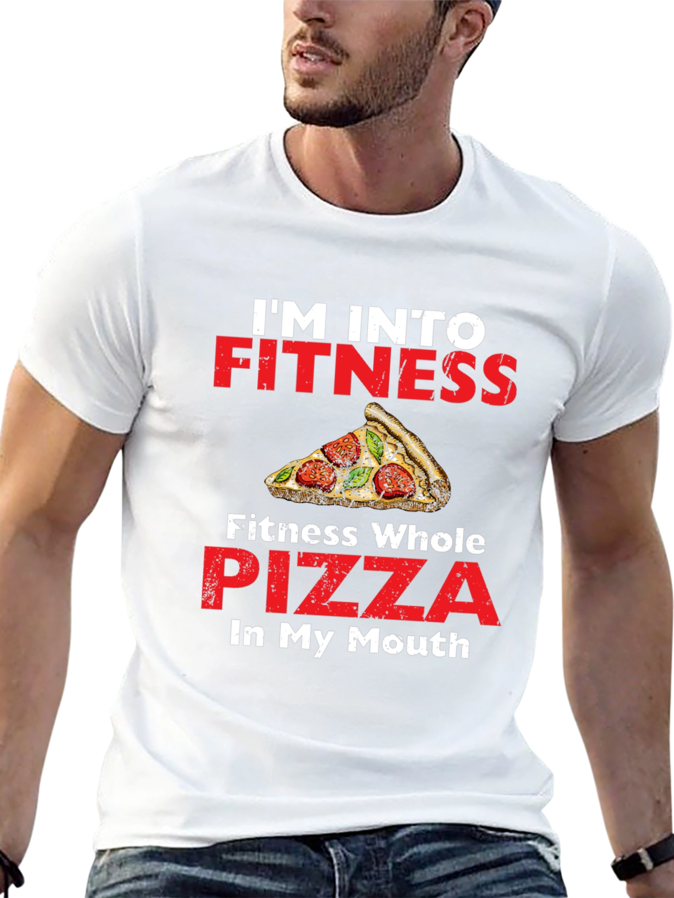 Pizza Fitness T-Shirt - Funny Foodie Tee