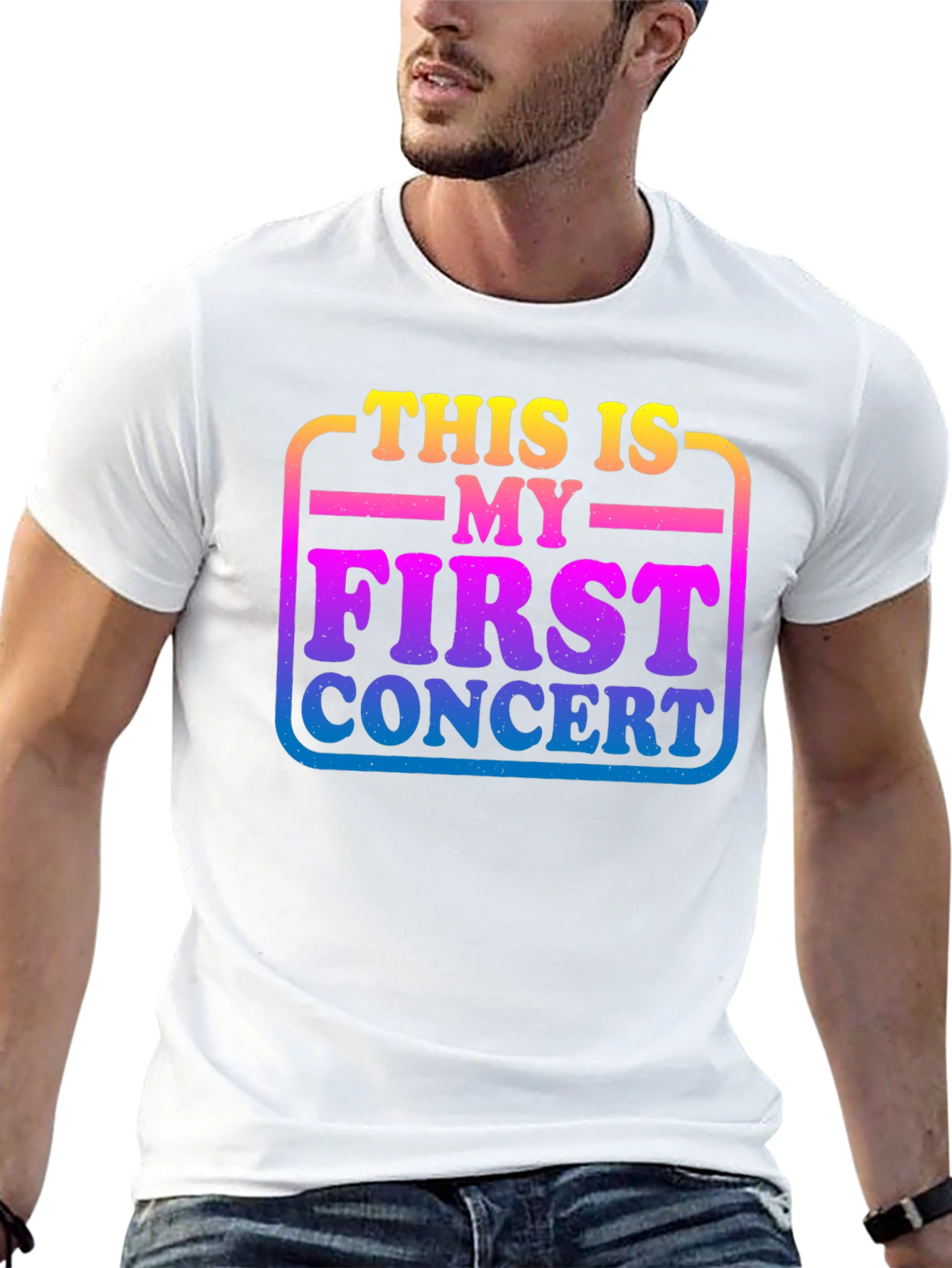 First Concert Graphic Tee - Unisex Black T-Shirt