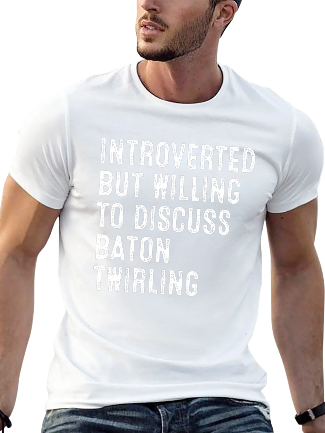 Introverted Baton Twirling T-Shirt