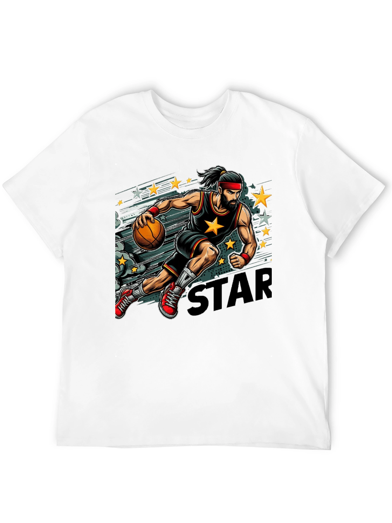 Basketball Star Graphic Tee