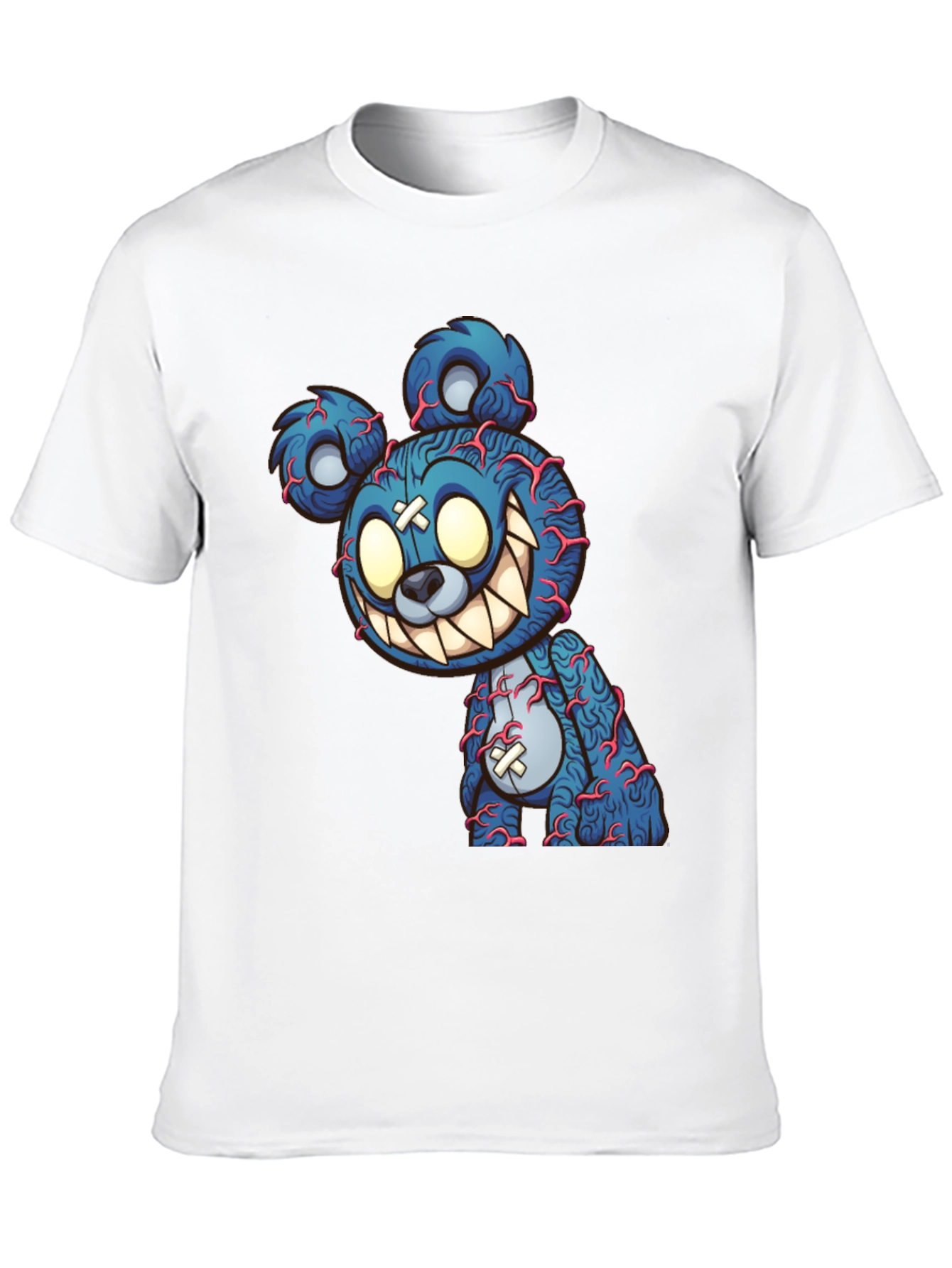 Creepy Cartoon Bear Graphic Tee
