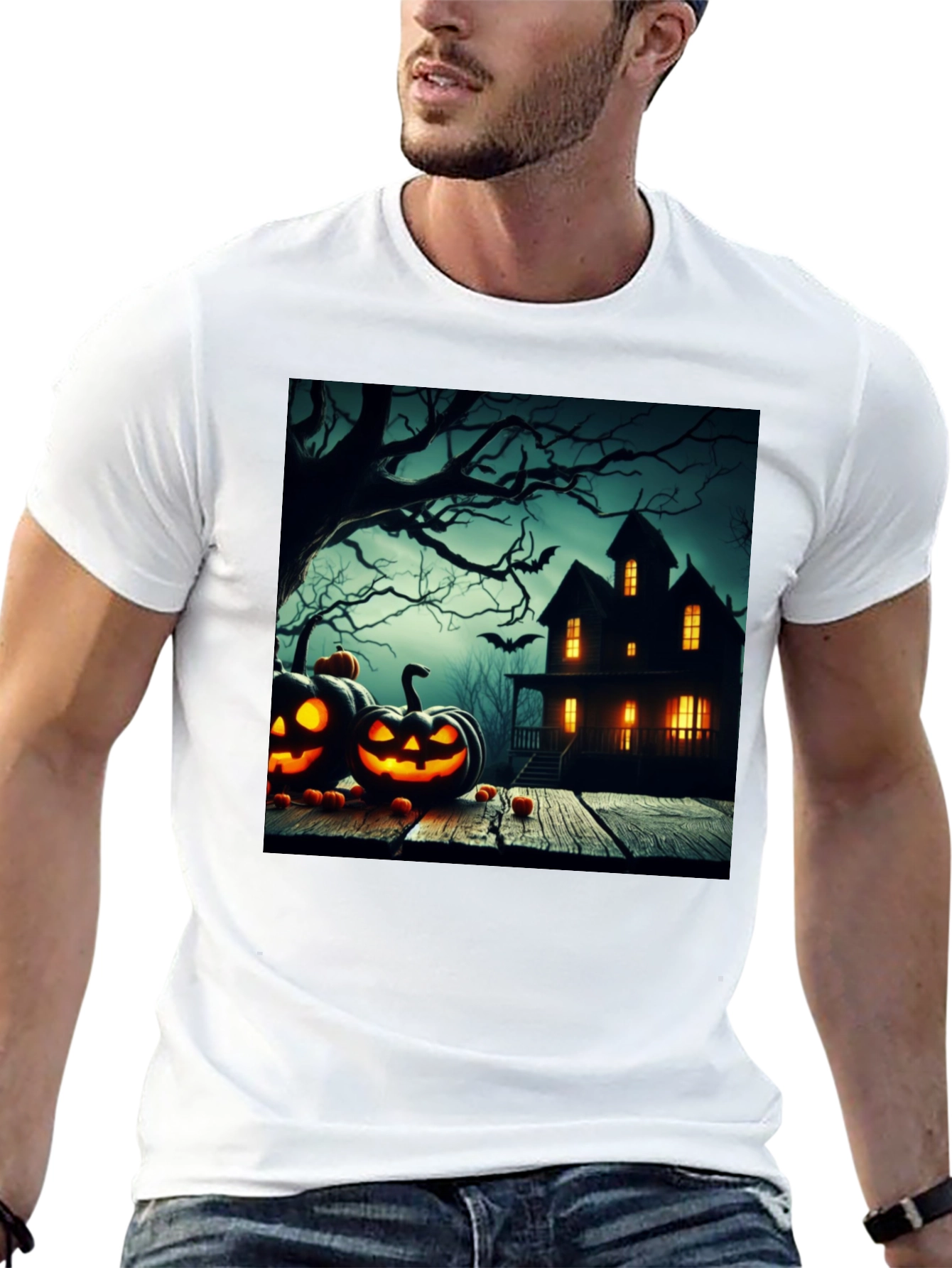 Halloween Haunted House T-Shirt