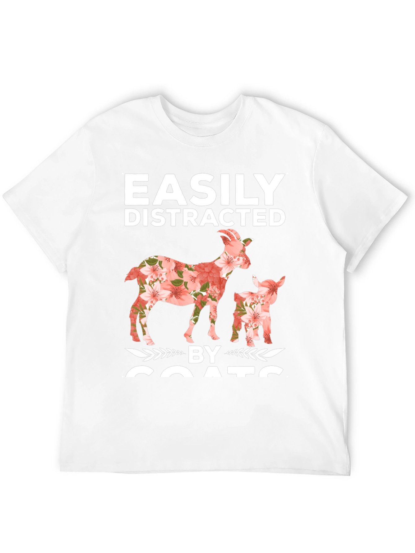 Easily Distracted By Goats Graphic Tee