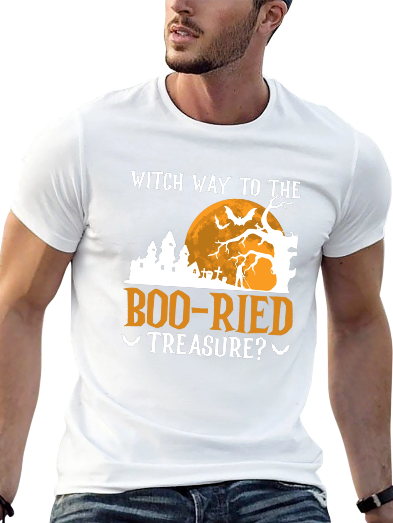 Witch Way to the Boo-Ried Treasure? Halloween T-Shirt