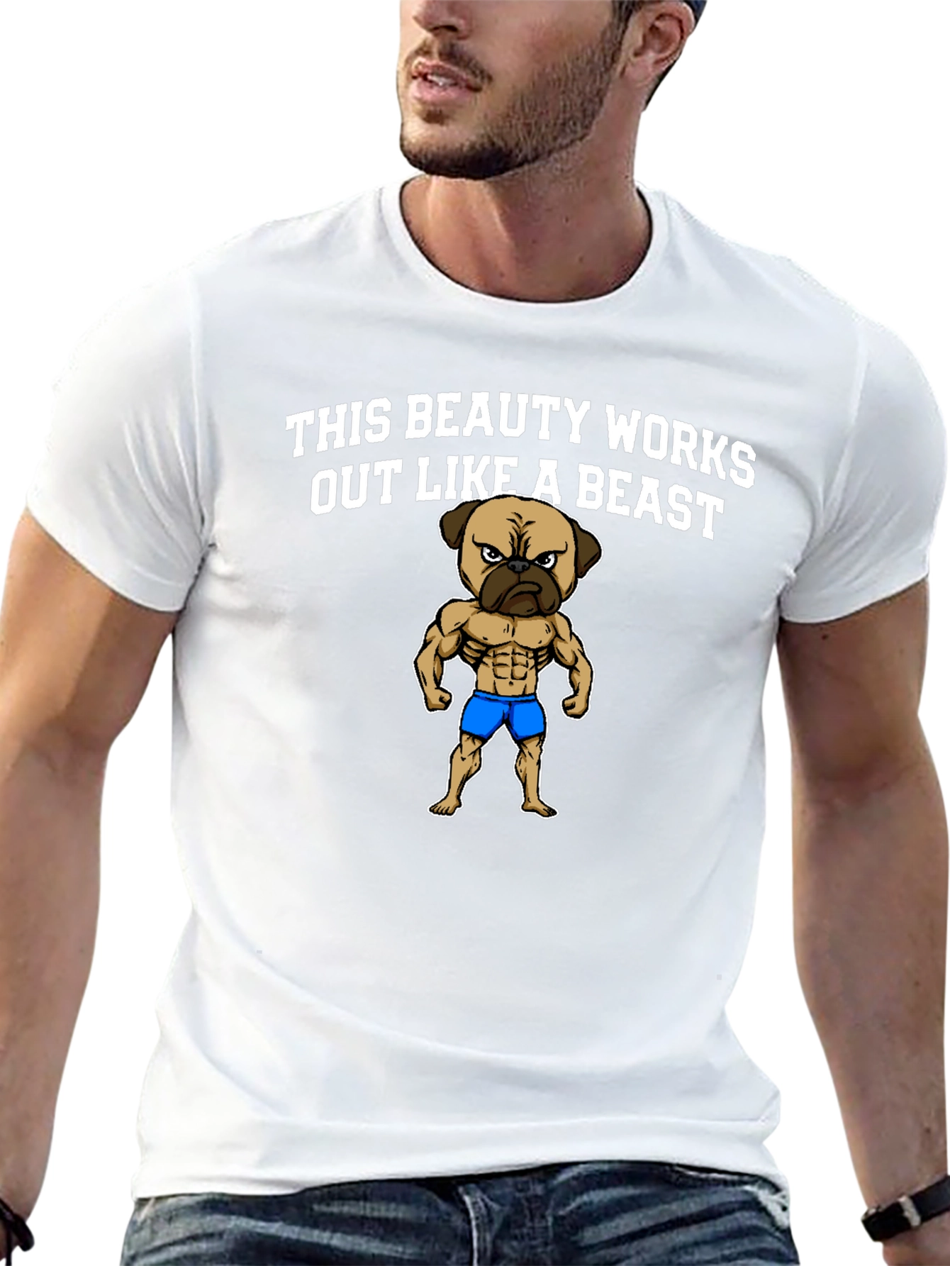 Beauty and the Beast Pug T-Shirt