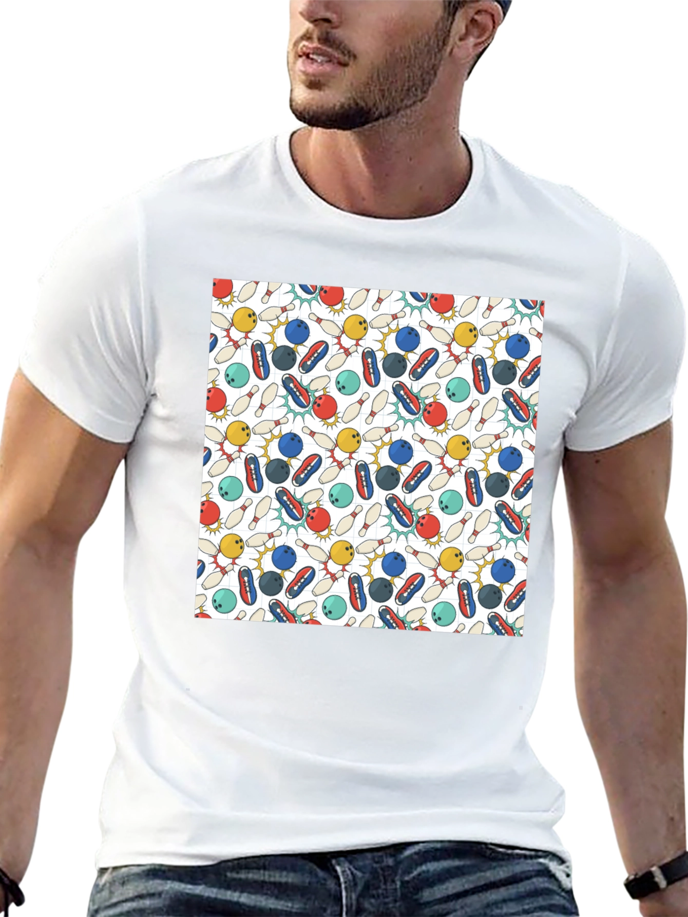 Bowling Pattern T-Shirt