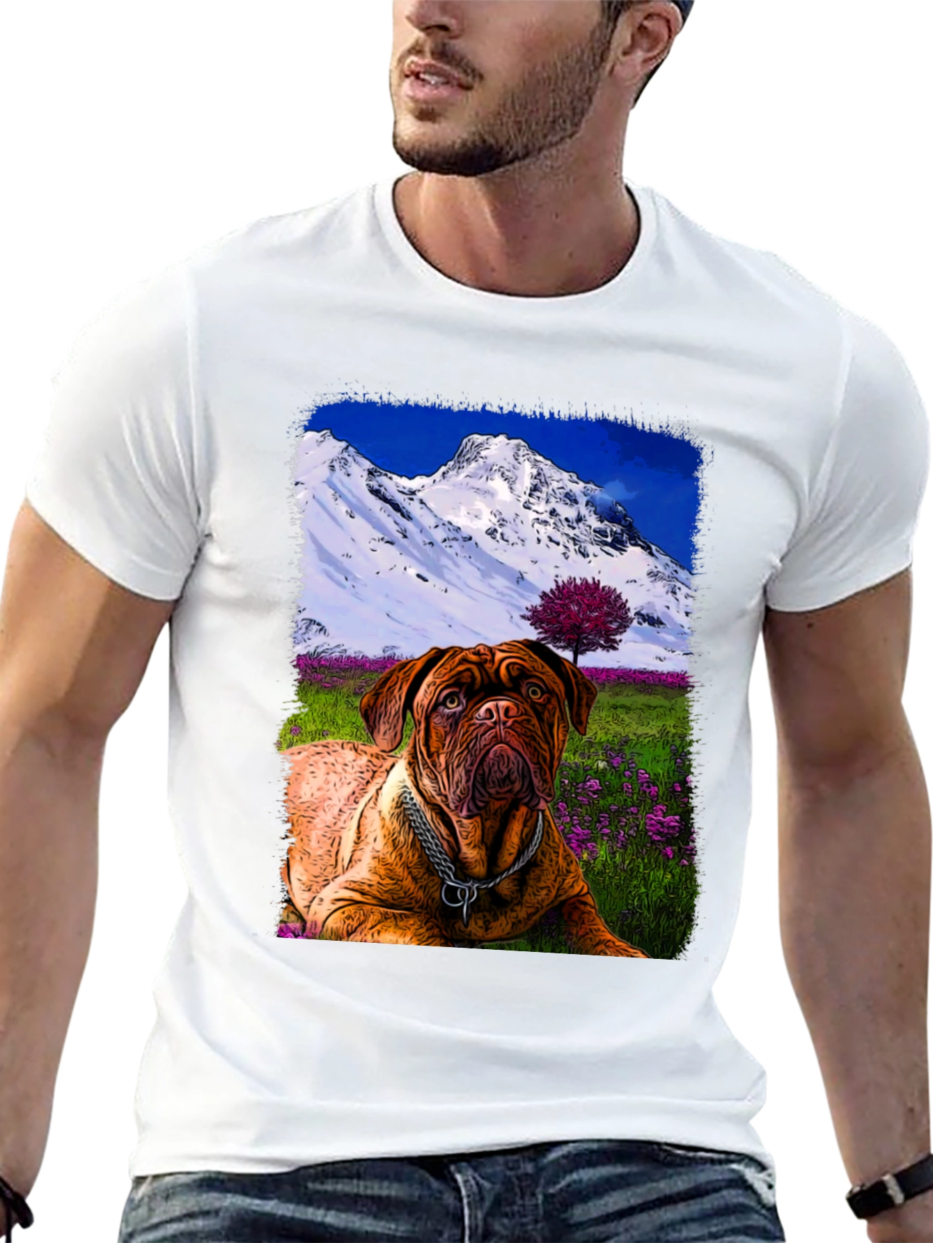 Dog Mountain Landscape T-Shirt