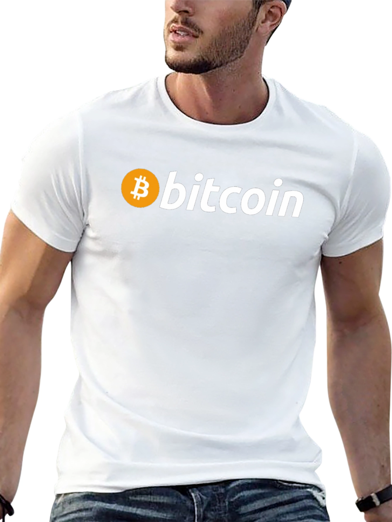 Bitcoin Black T-Shirt Cryptocurrency Tee
