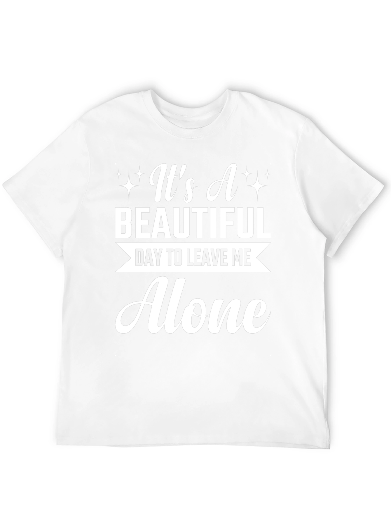 Funny T-Shirt: Leave Me Alone Graphic Tee