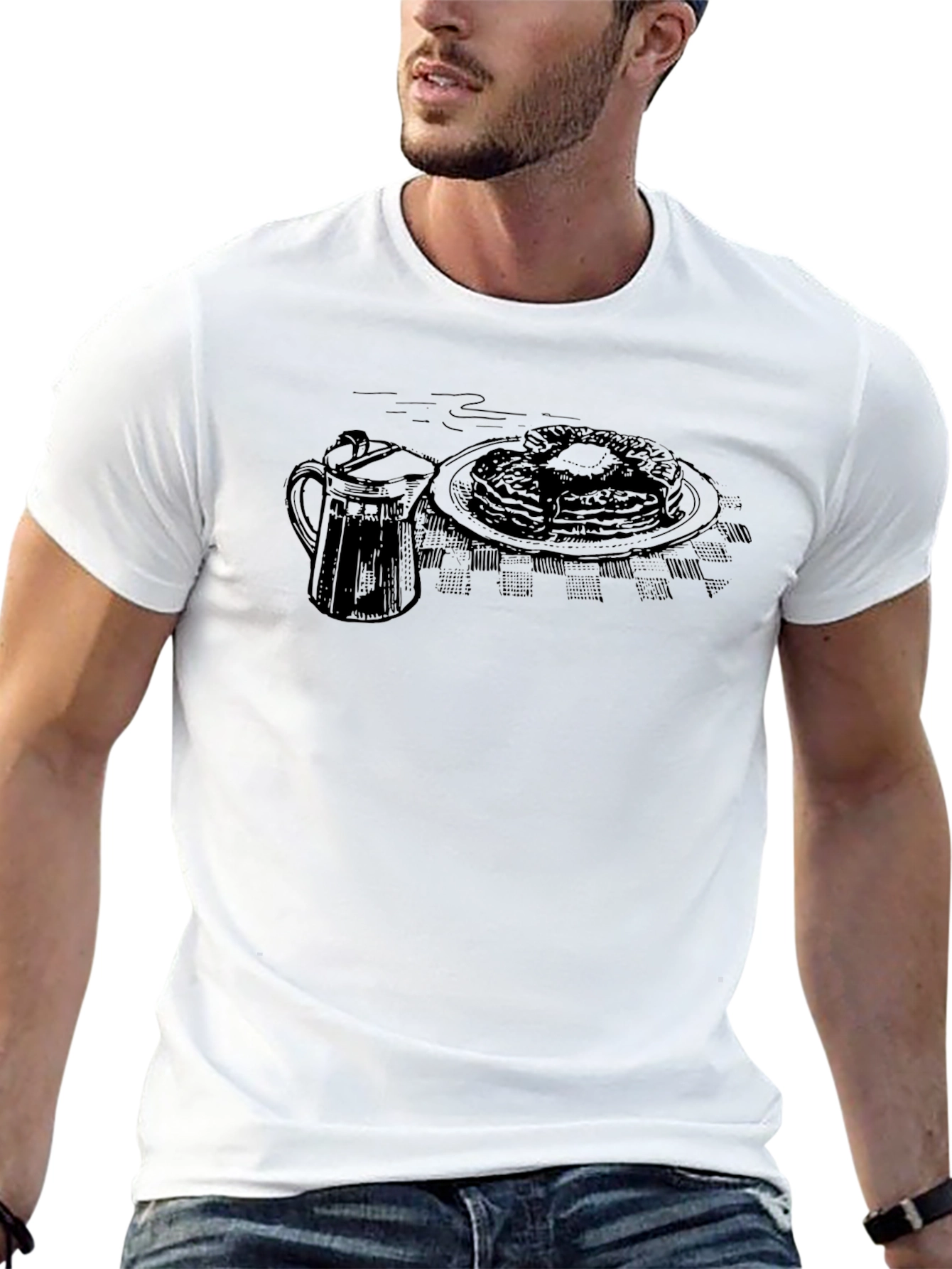 Pancake Breakfast Graphic T-Shirt