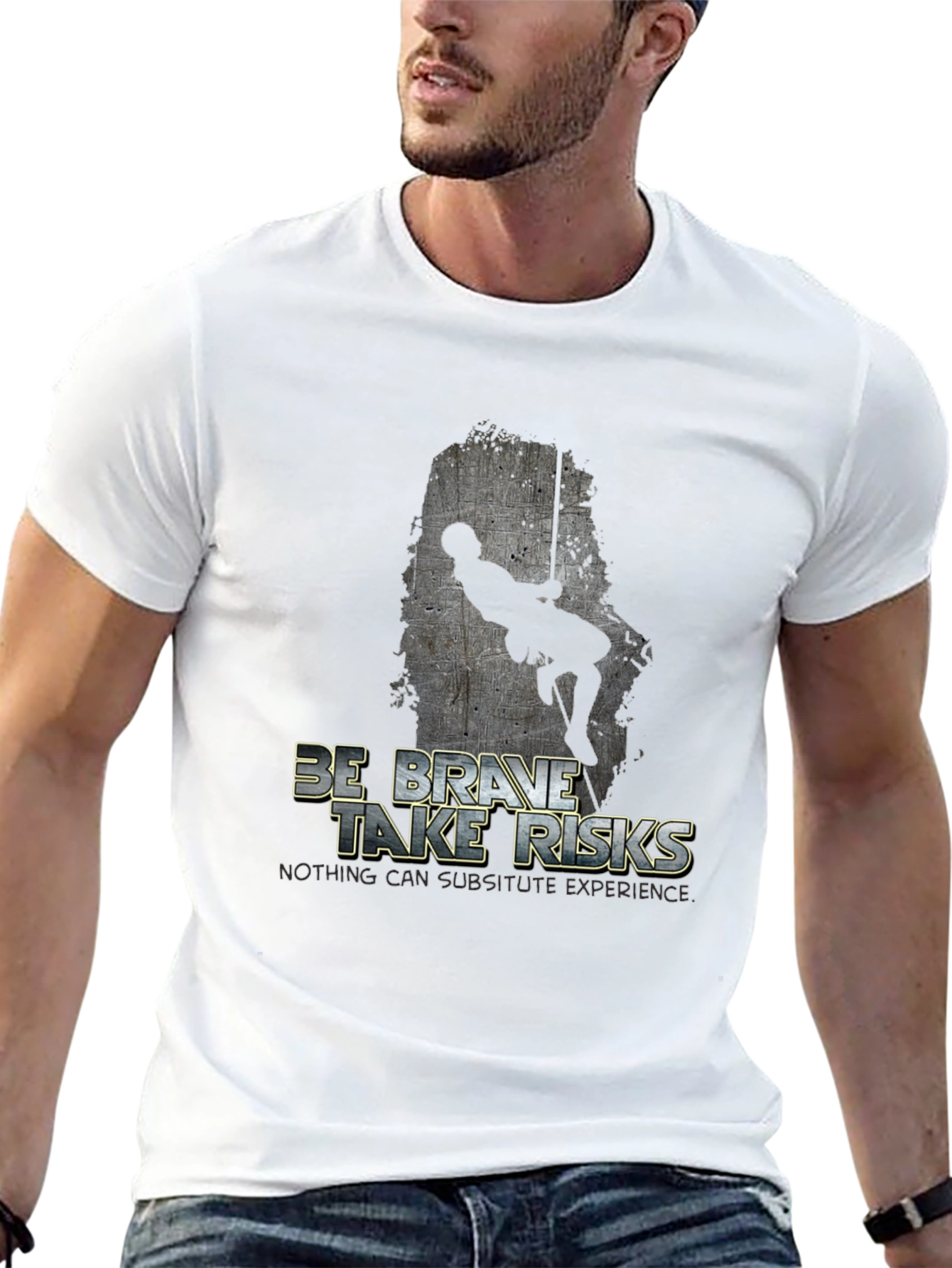 Be Brave Take Risks Graphic T-Shirt