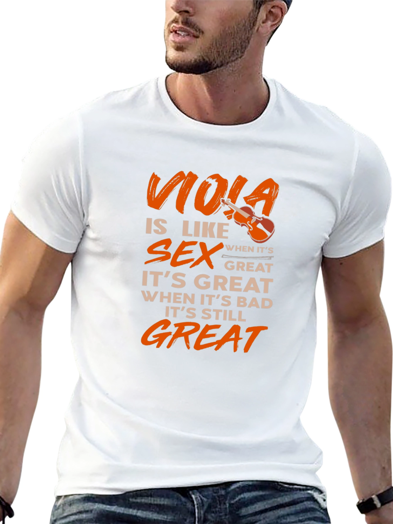 Viola is Like Sex T-Shirt Musician Gift