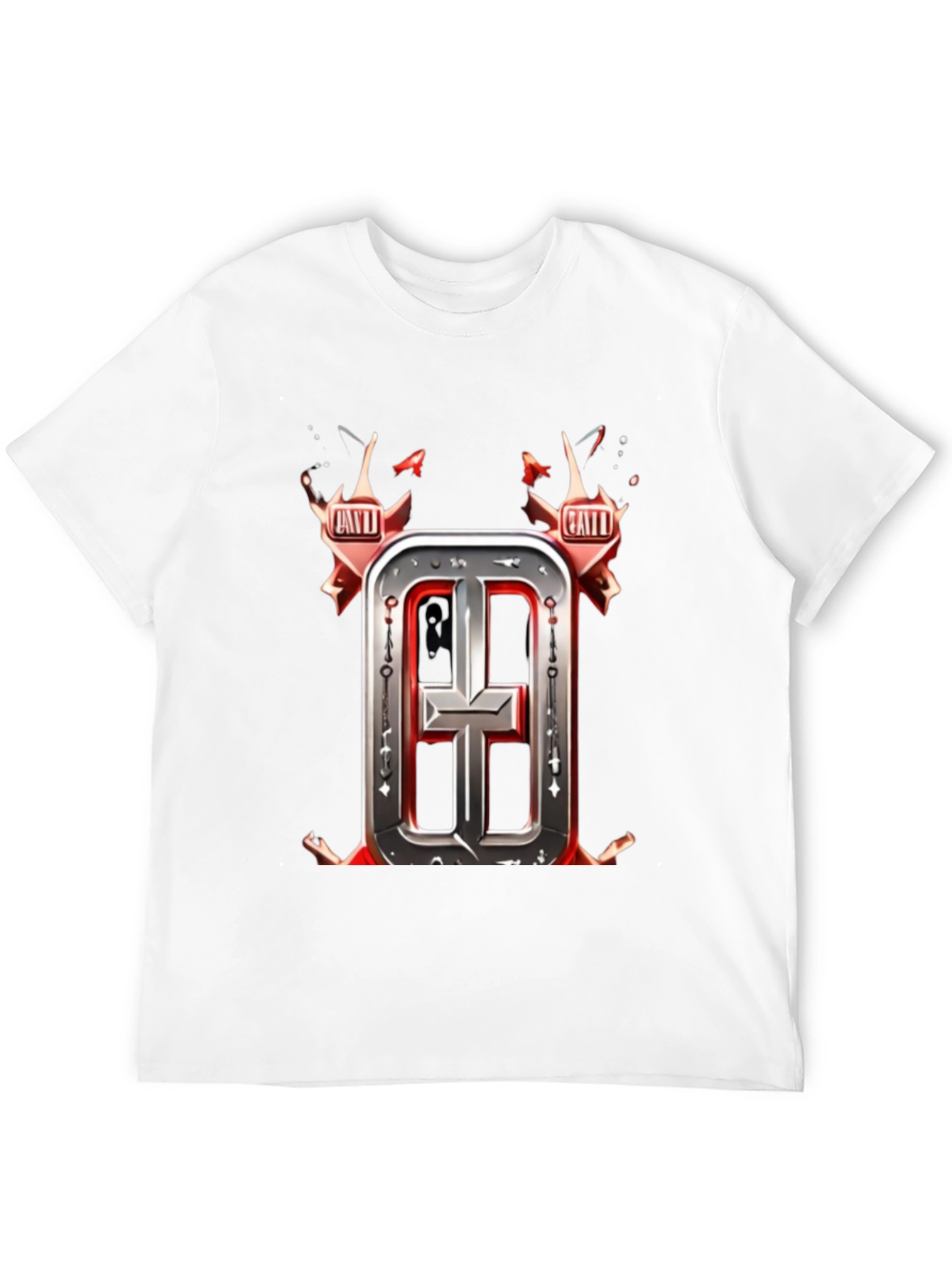 Edgy Graphic Tee - Dark Cross Design
