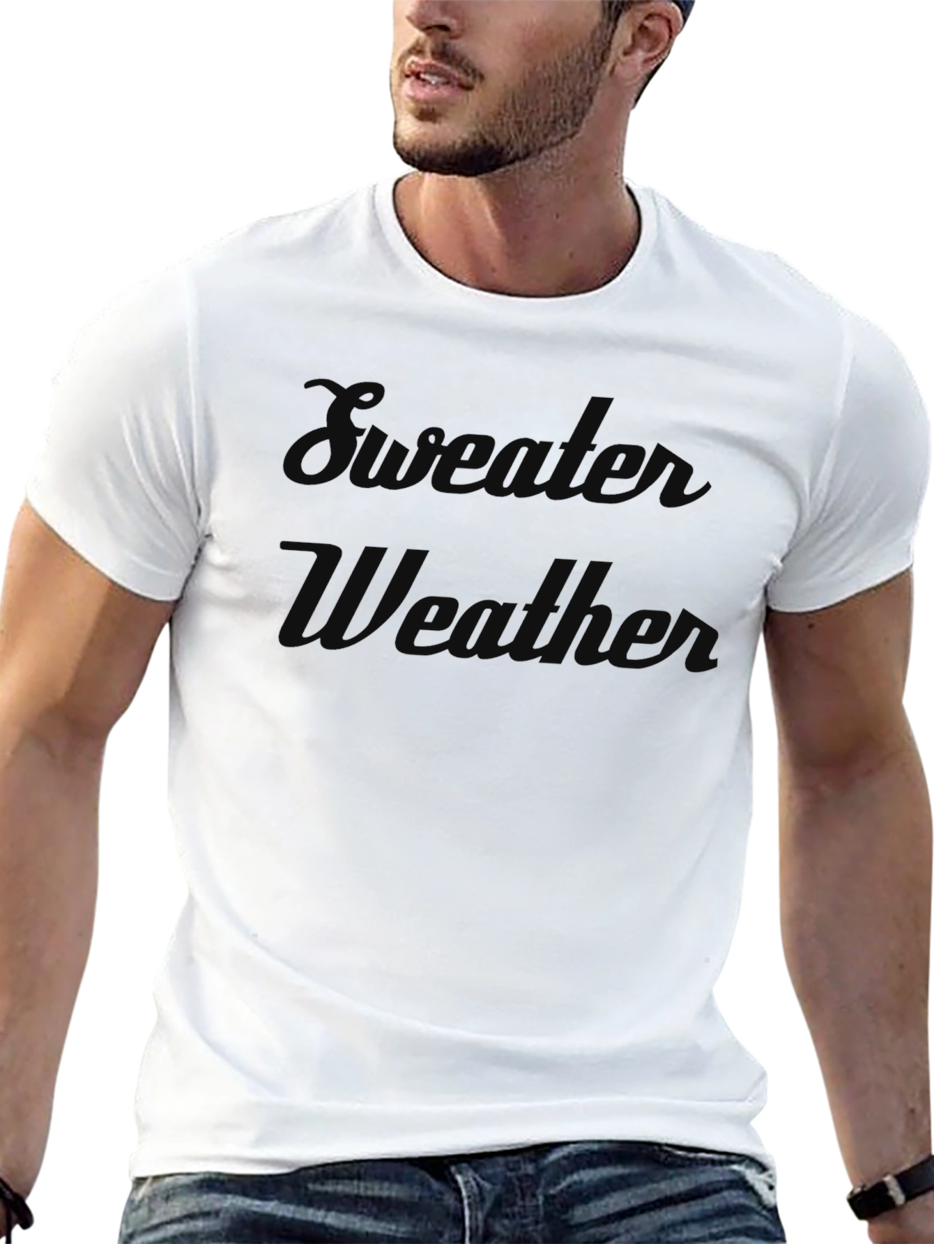 Sweater Weather Graphic Tee - Trendy Unisex T-Shirt
