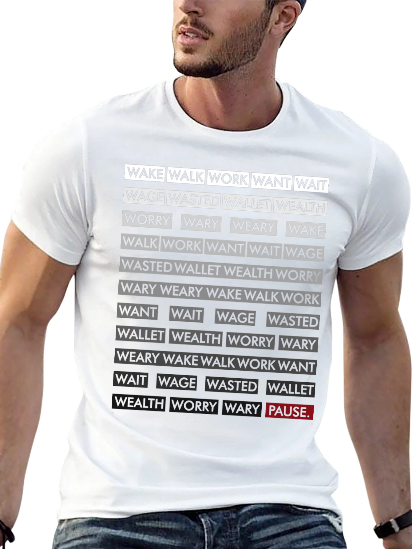 Life Cycle Mens Graphic T-Shirt - Pause and Reflect