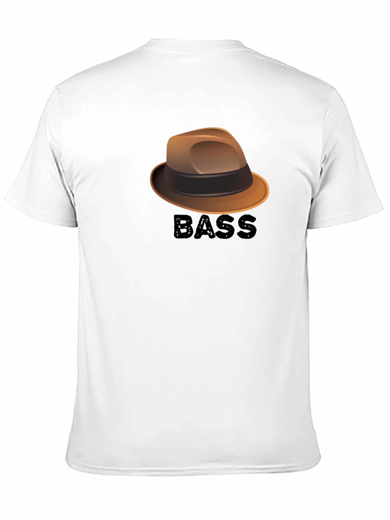 Bass Hat Graphic T-Shirt - Cool Music Lover Tee