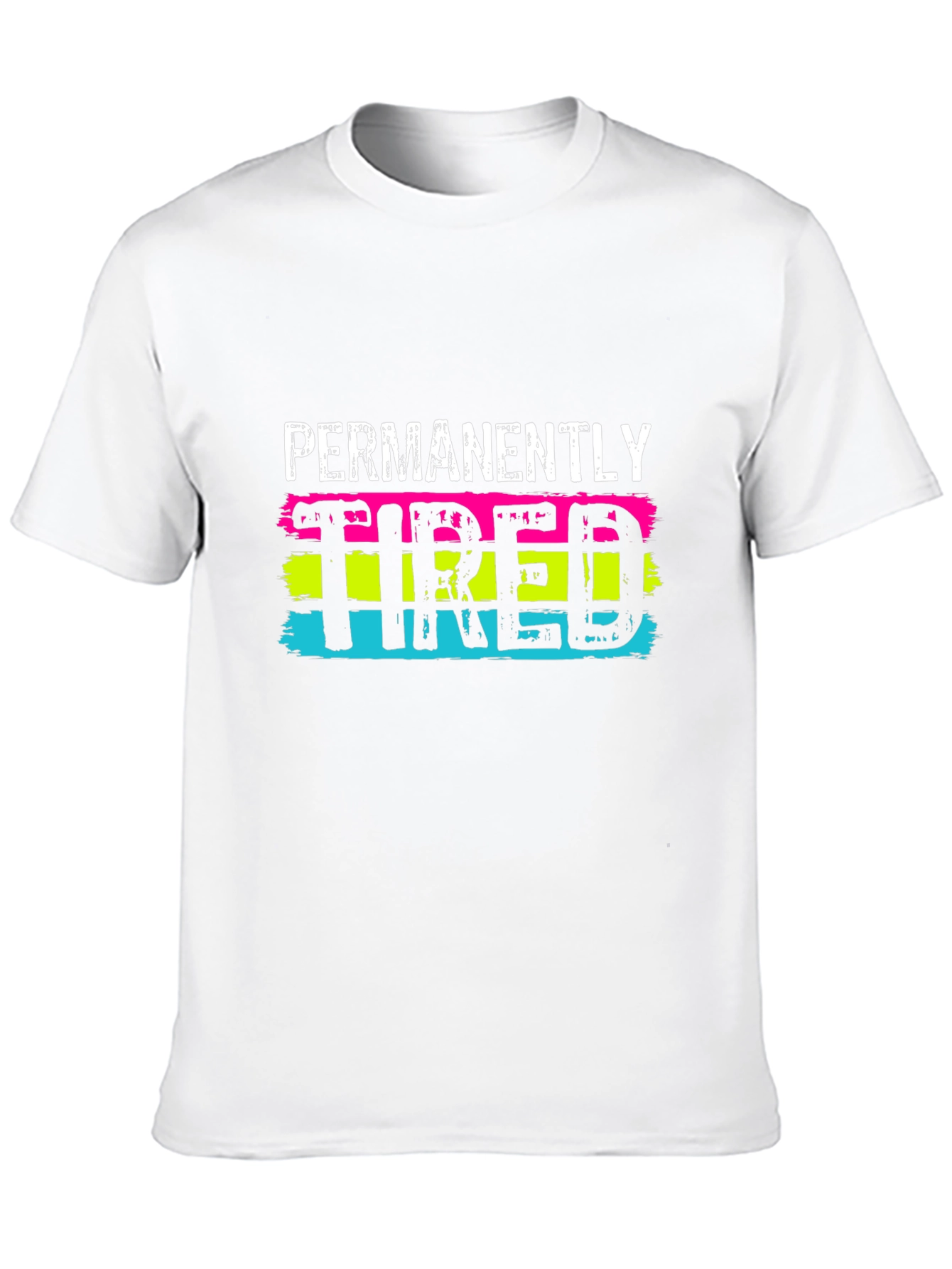 Permanently Tired Graphic T-Shirt - Black