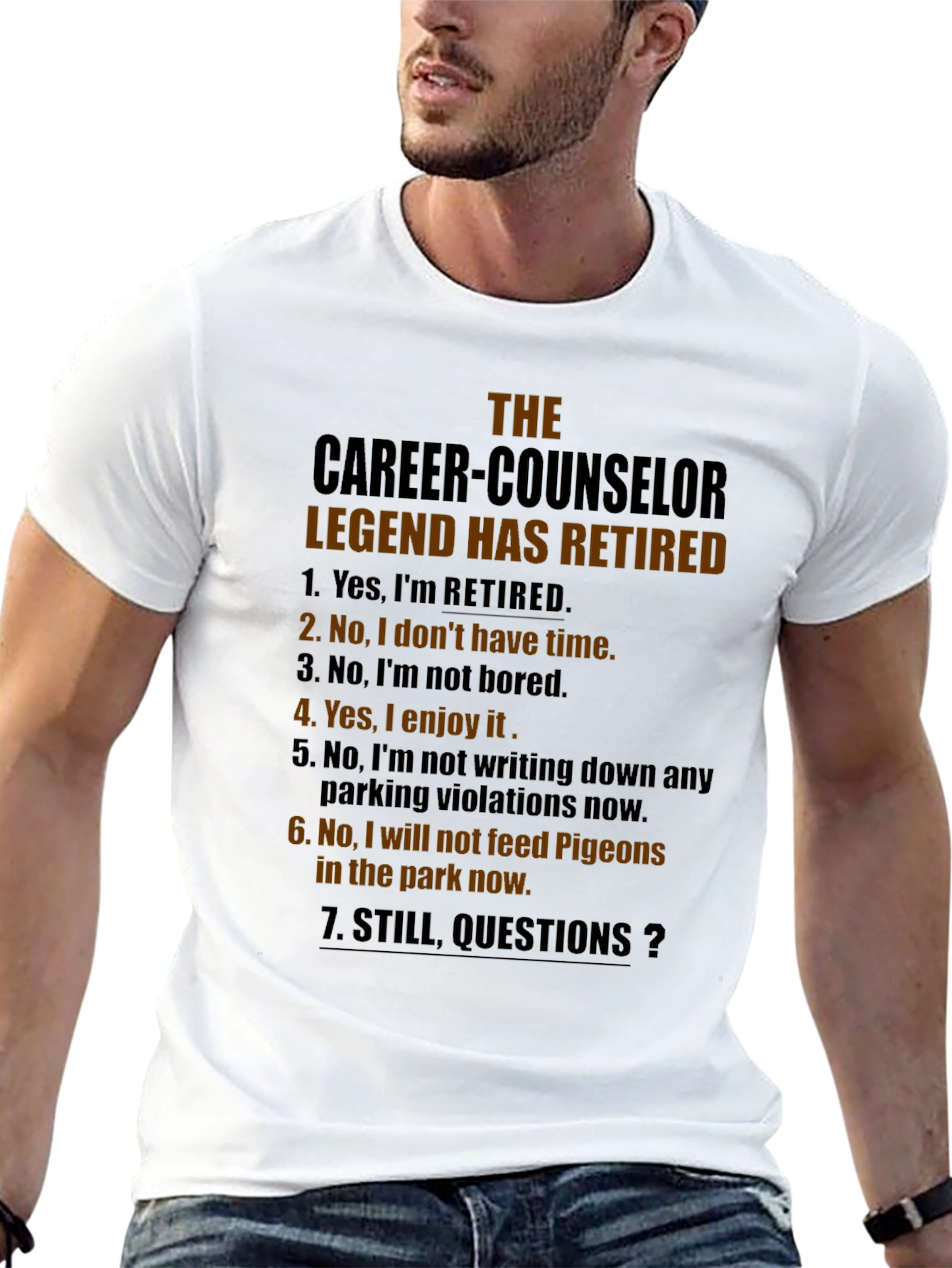 Career Counselor Retirement T-Shirt - Legend Has Retired