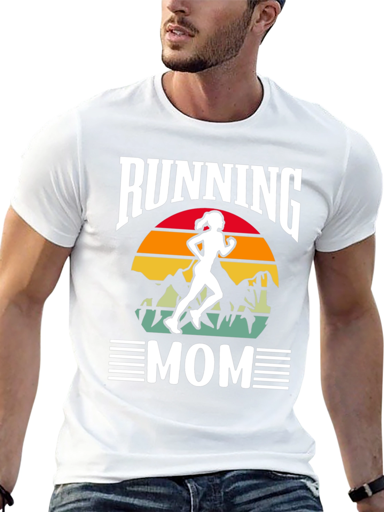Running Mom Graphic Tee - Womens Fitness Shirt