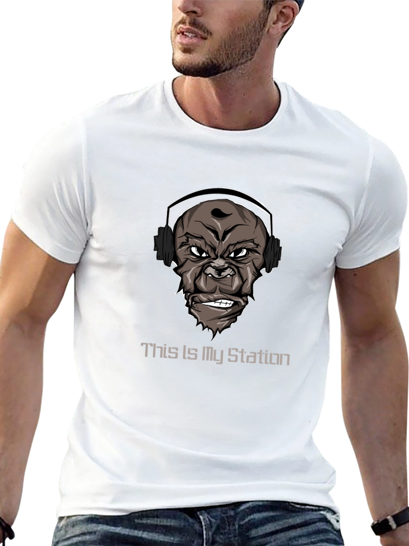 This Is My Station Gorilla Tee