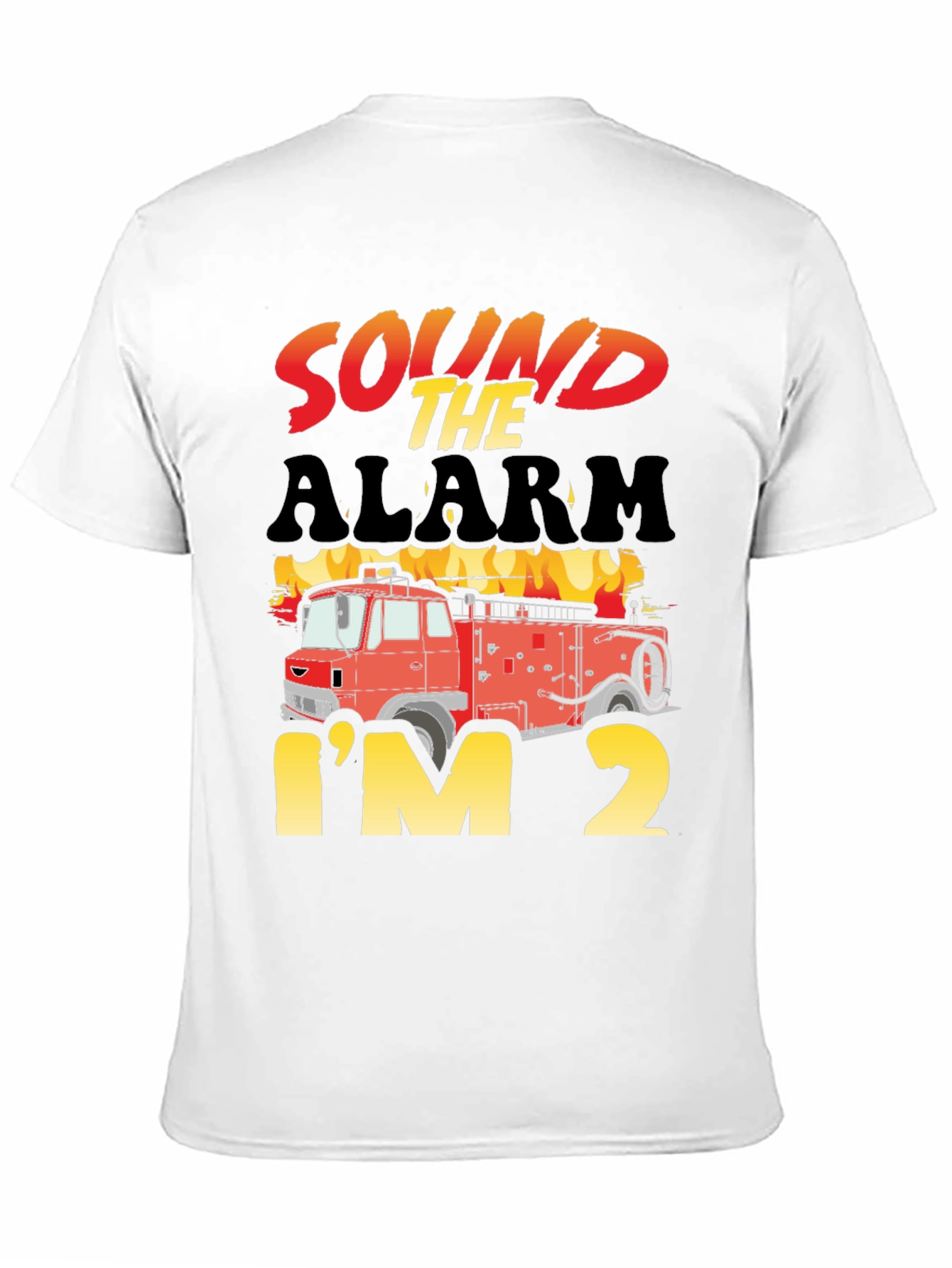 Sound the Alarm Im Two Toddler T-Shirt