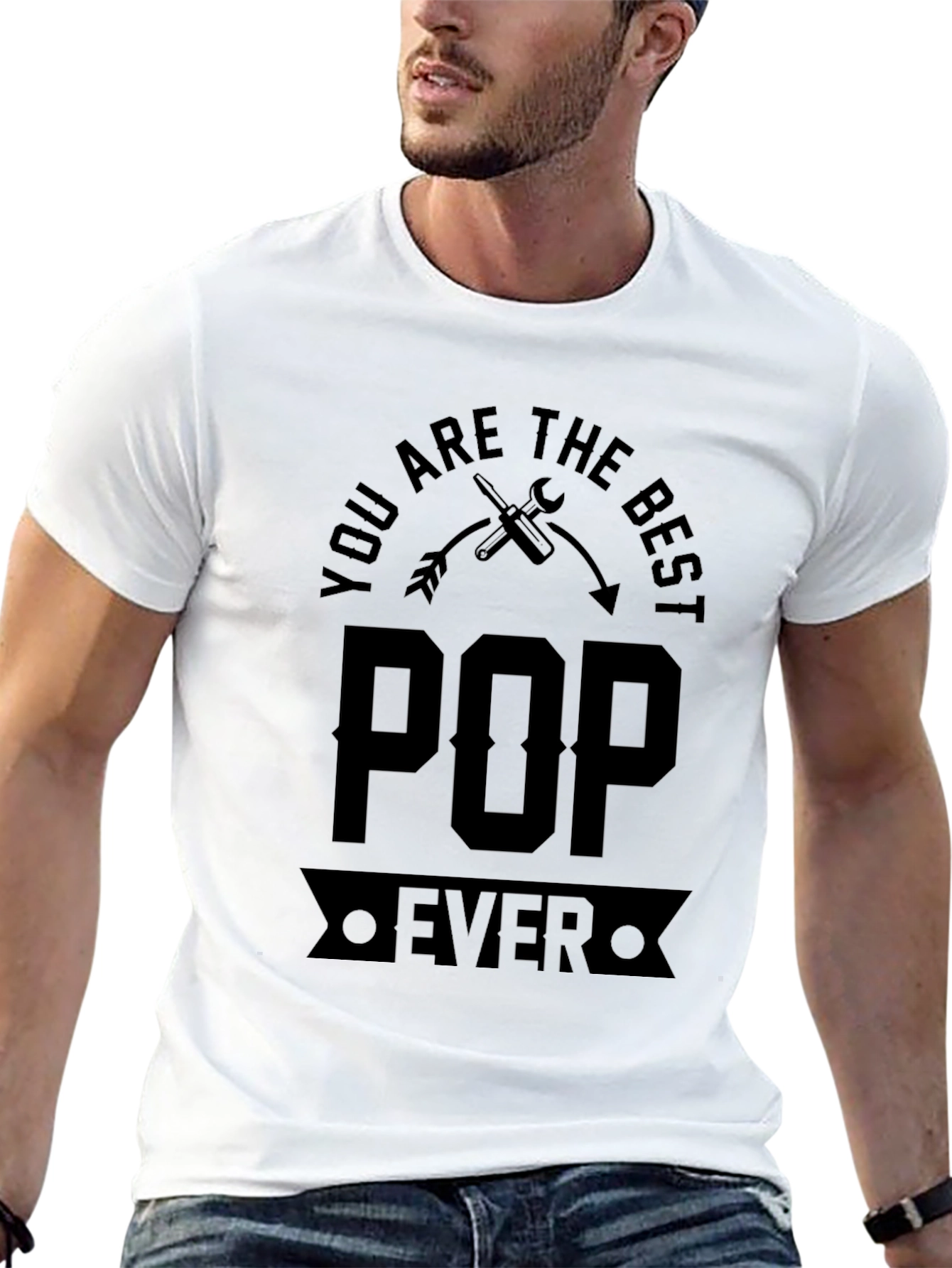 Best Pop Ever Black Graphic T-Shirt