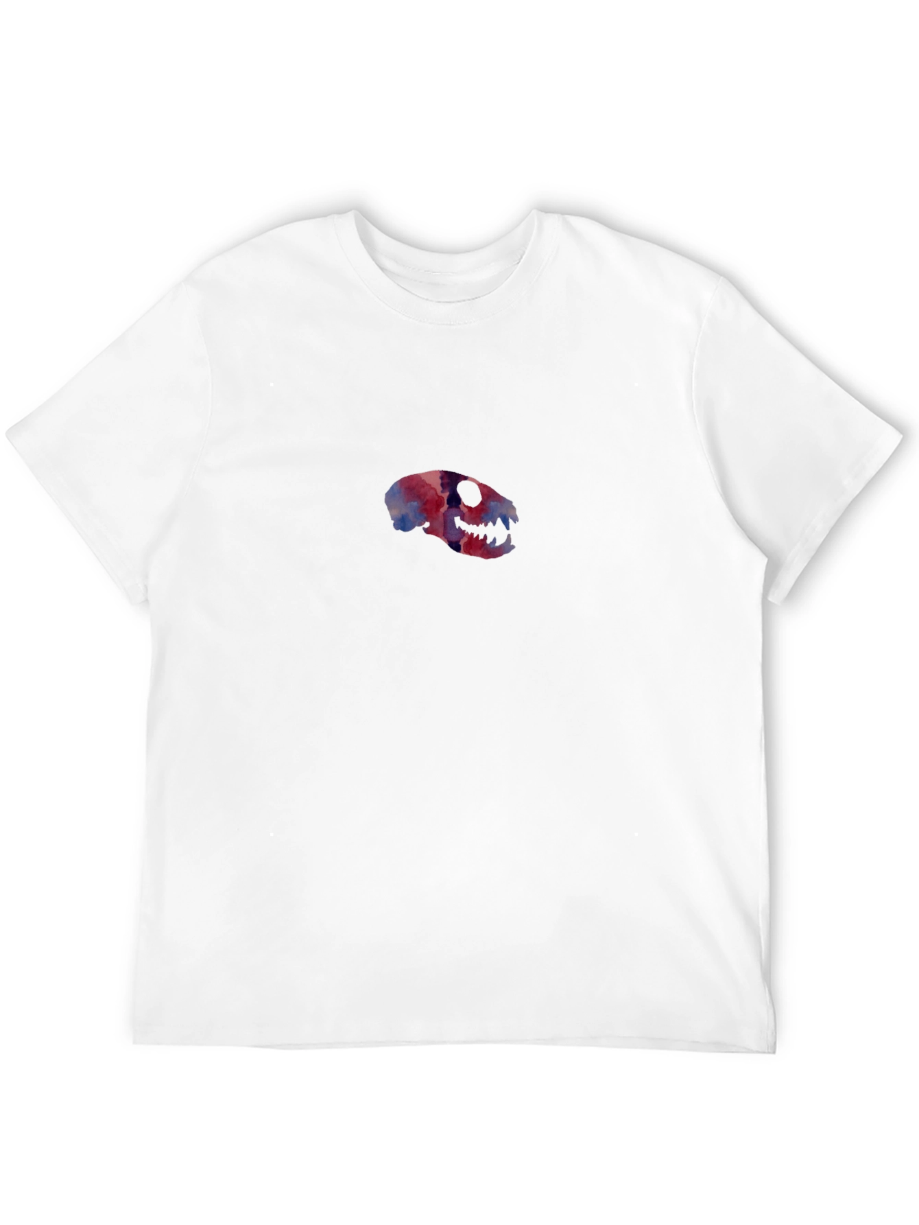 Watercolor Skull Graphic Tee