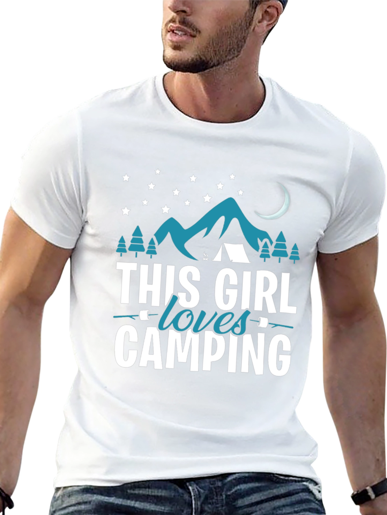 This Girl Loves Camping T-Shirt