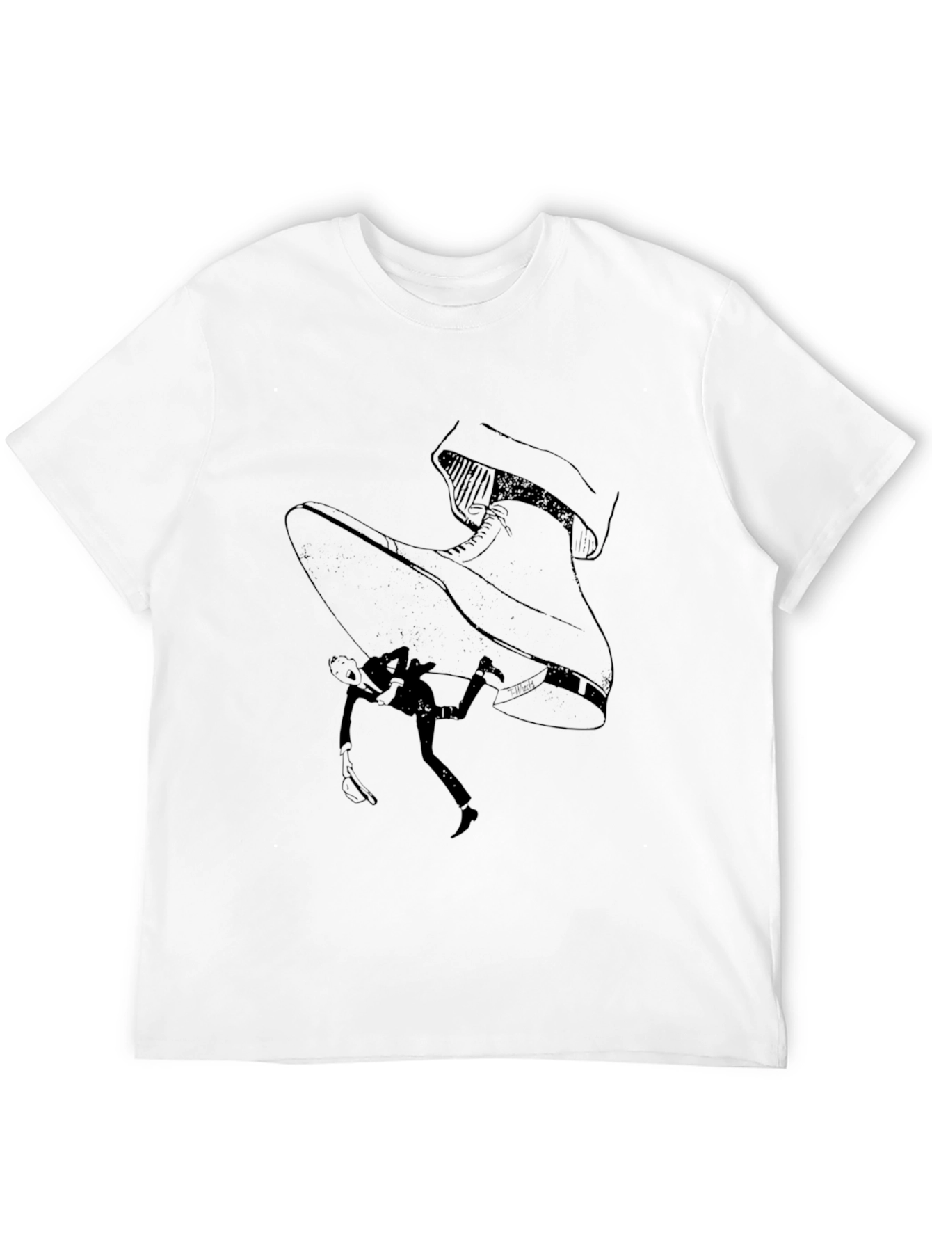 Giant Shoe T-Shirt: Funny Graphic Tee