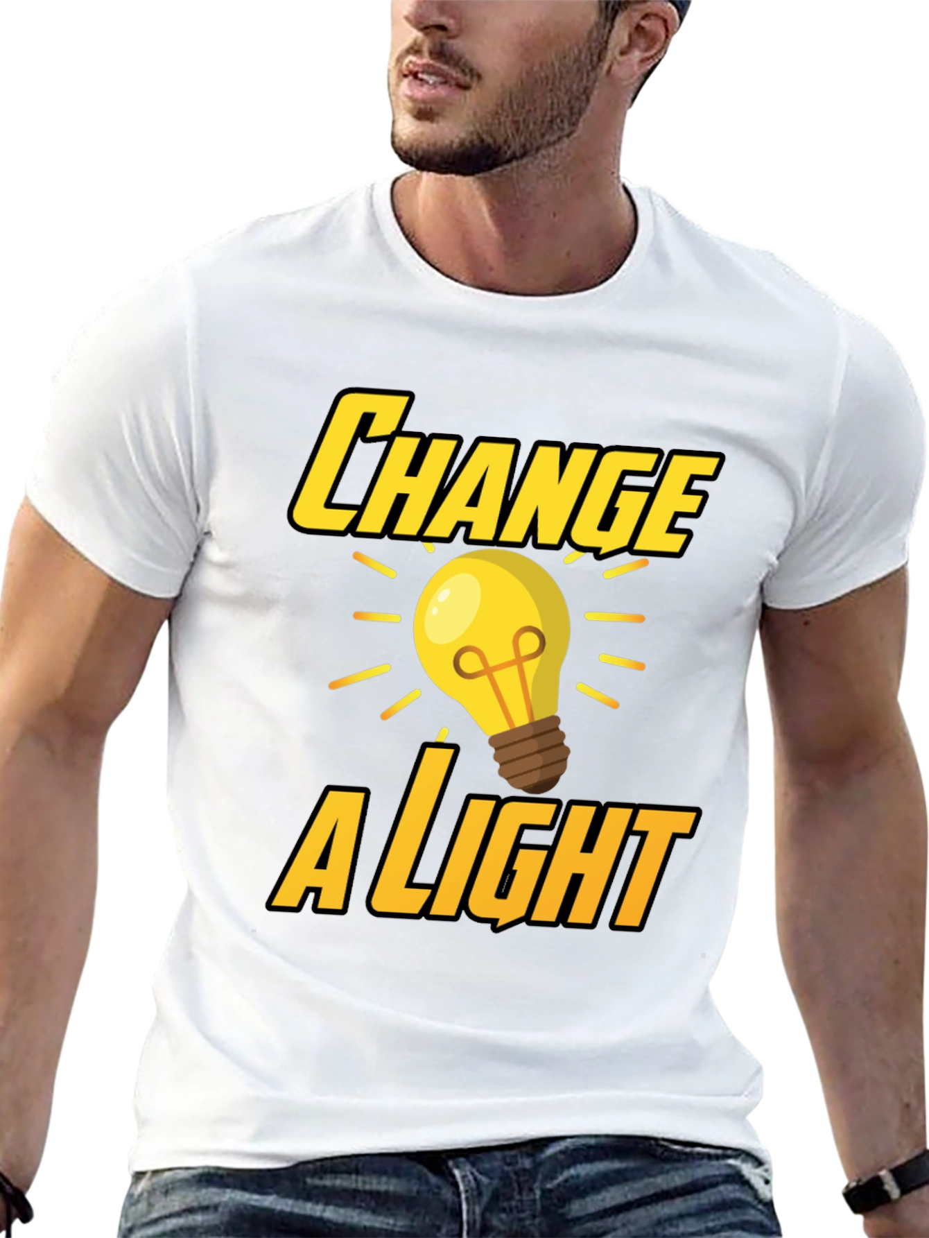 Change a Light T-Shirt - Bright Idea Design