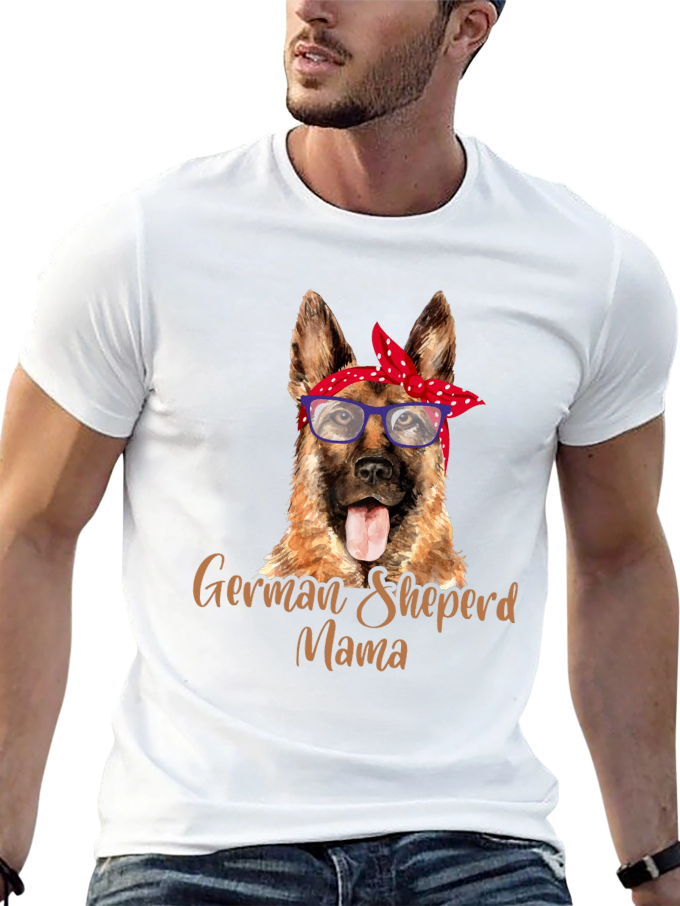 German Shepherd Mama T-Shirt