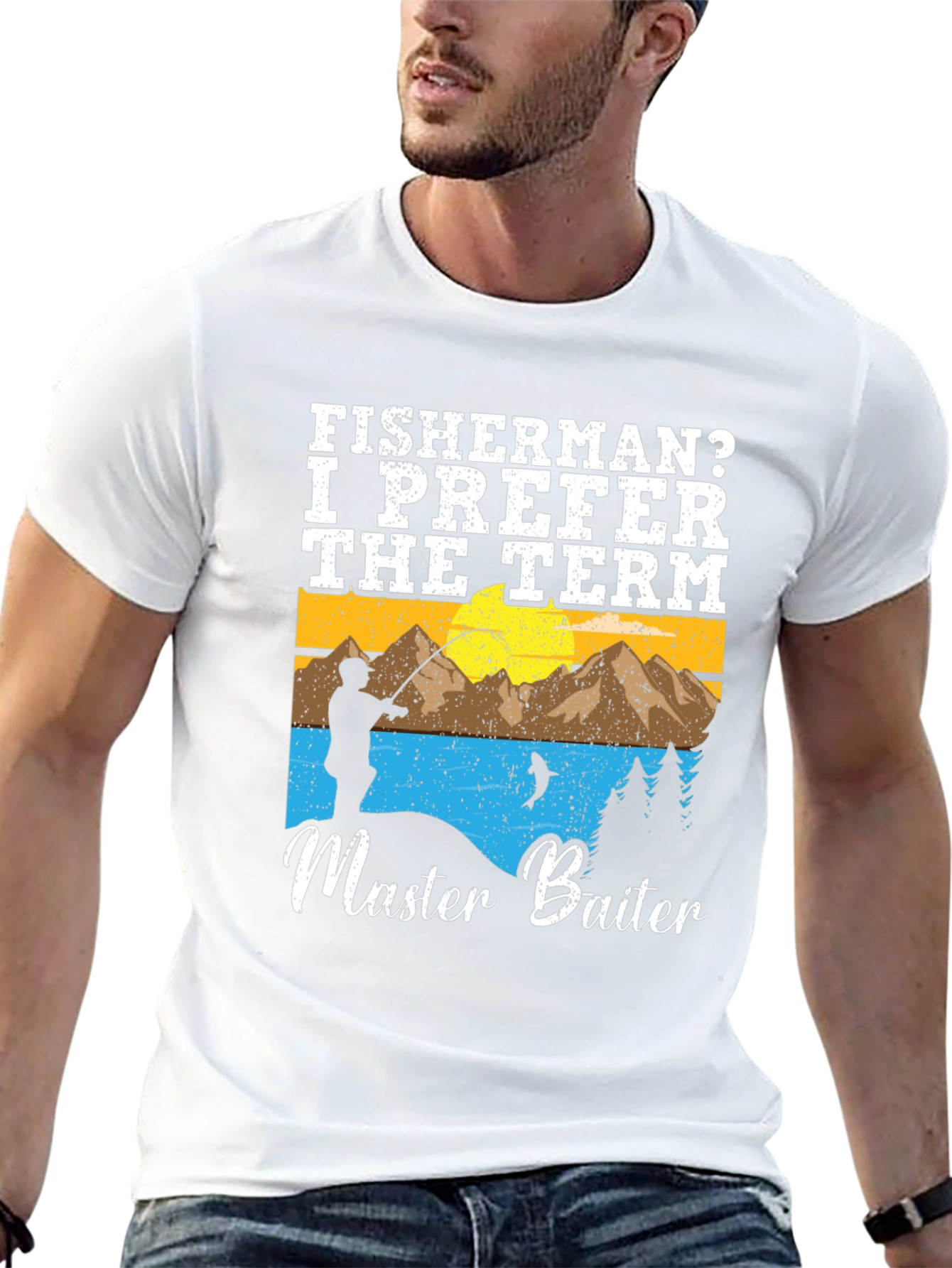 Master Baiter Fishing T-Shirt - Humorous Fisherman Tee