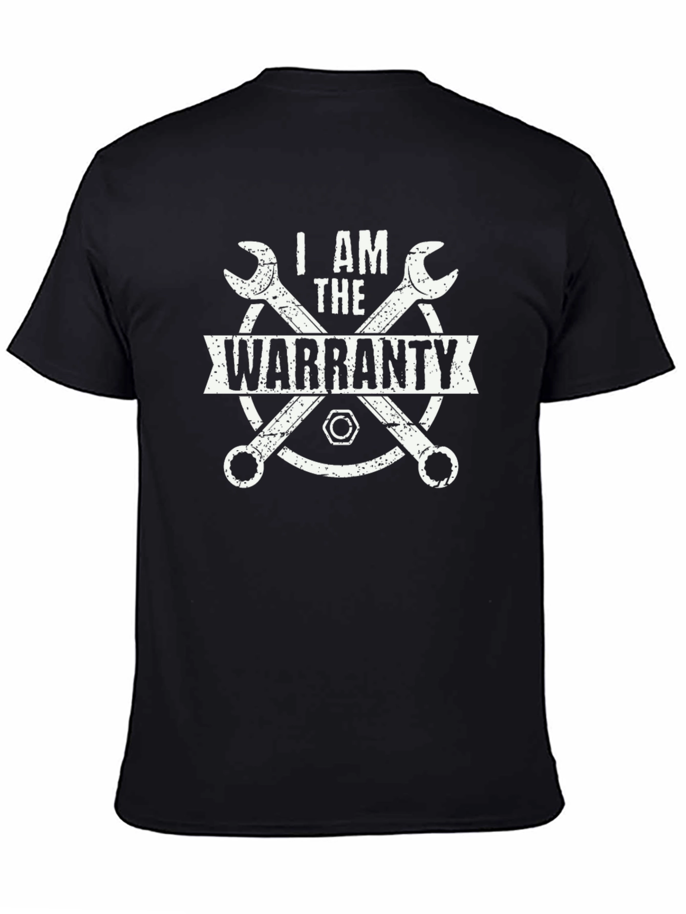 I Am The Warranty Graphic T-Shirt - Black
