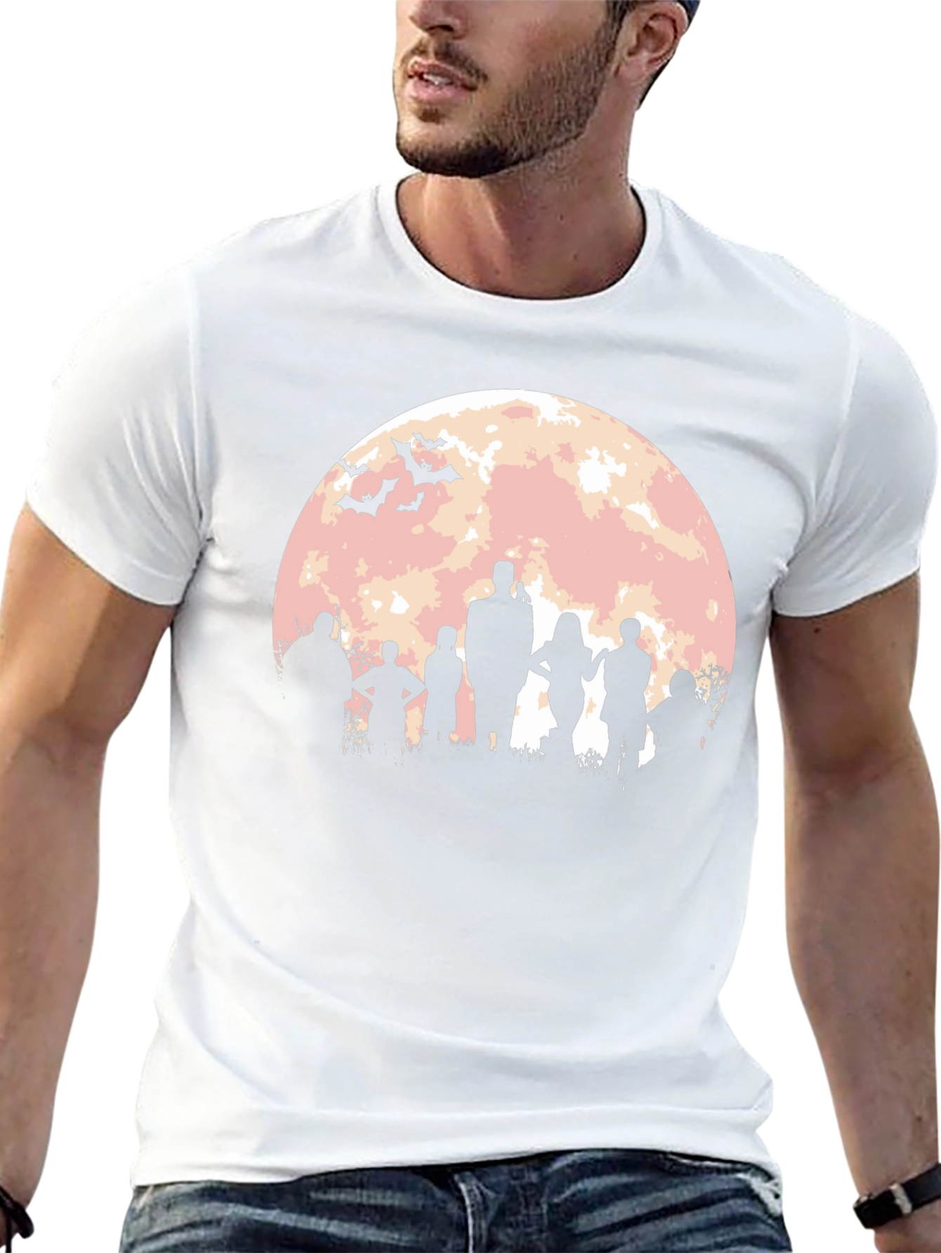 Addams Family Full Moon T-Shirt