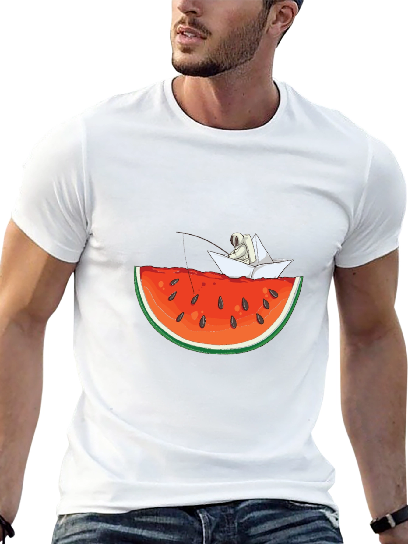 Watermelon Astronaut T-Shirt
